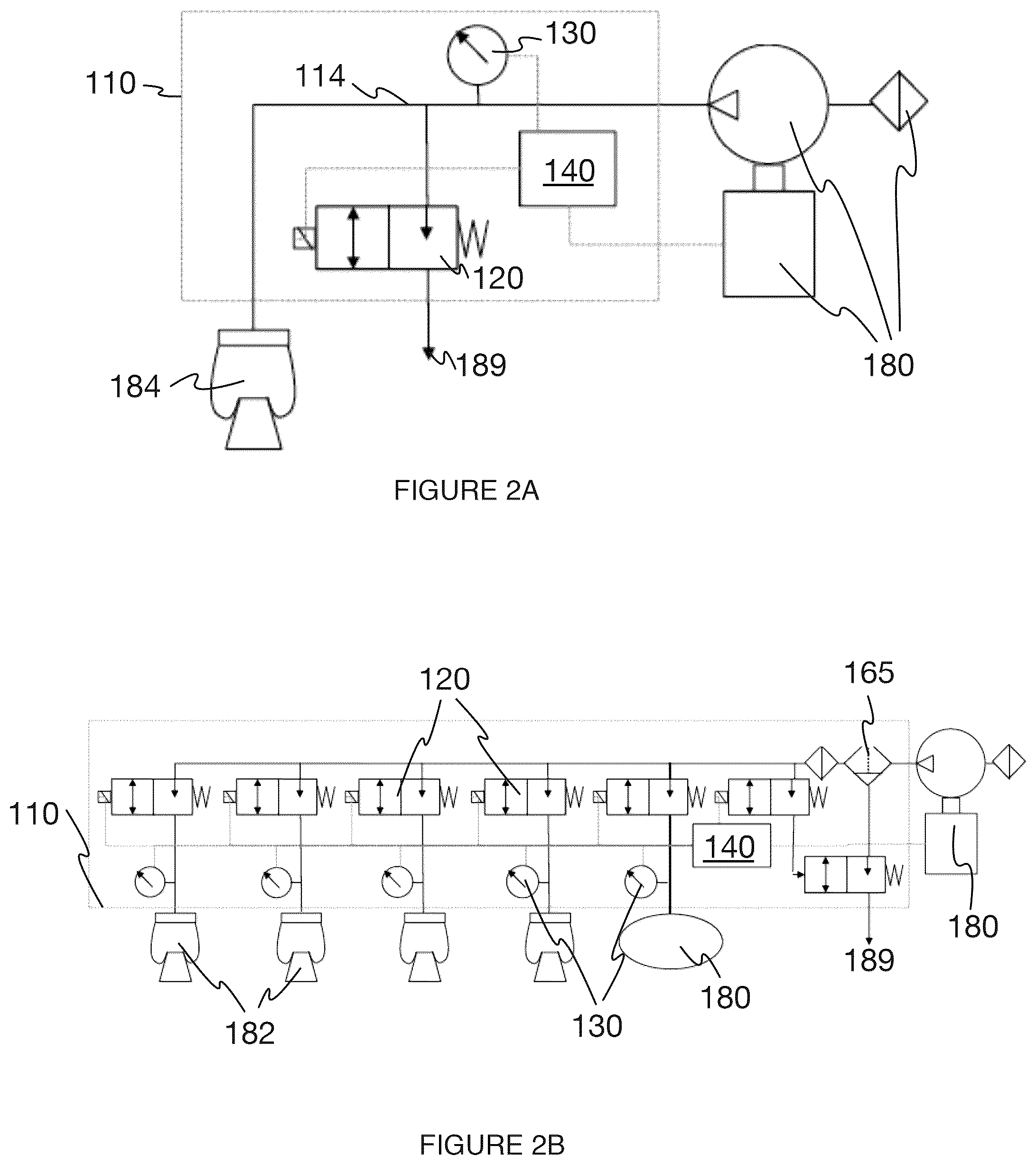 Patent US12103345 Figure 2 – Pneumatic control system for vehicle suspension system