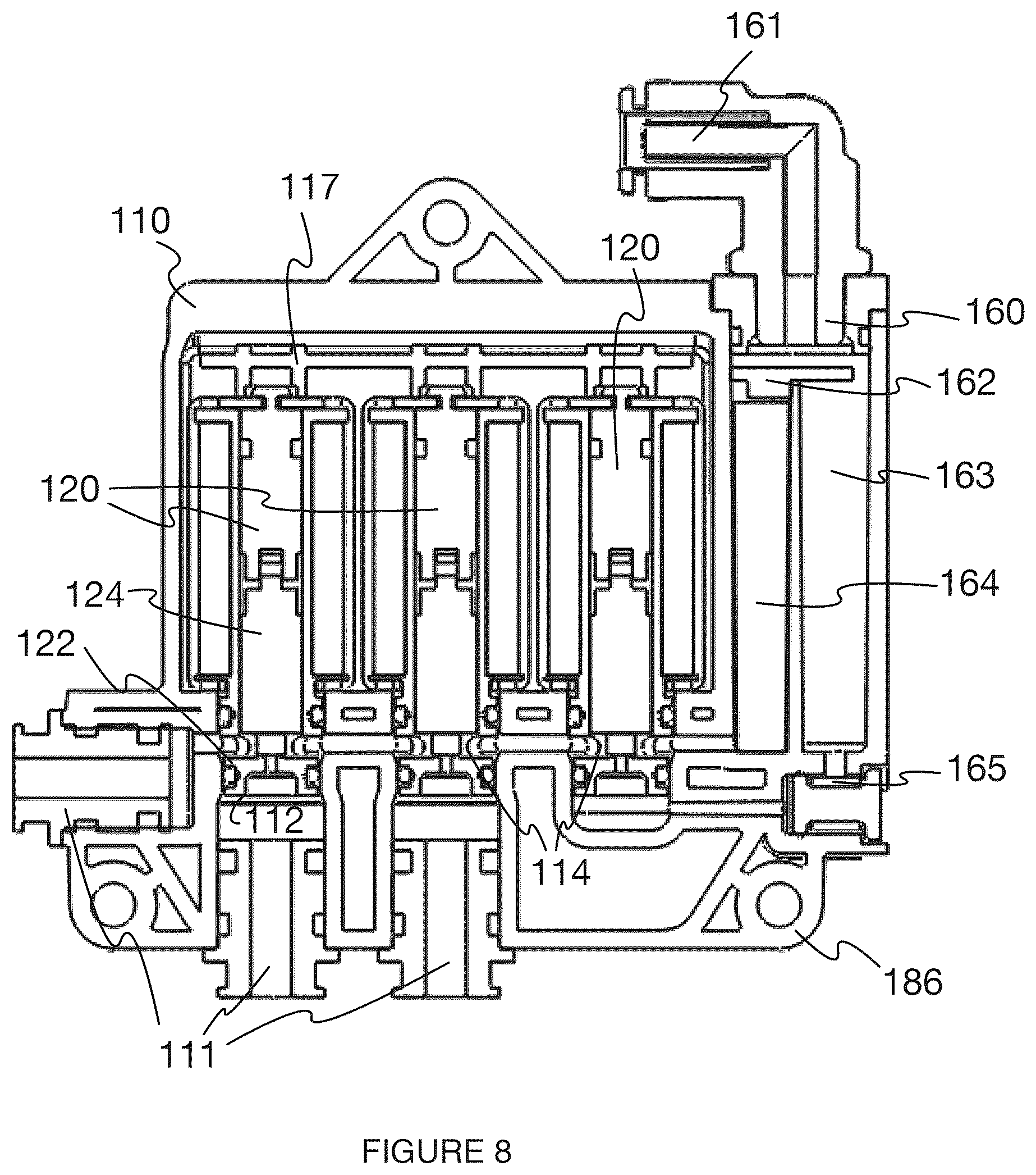 Patent US12103345 Figure 6 – Pneumatic control system for vehicle suspension system