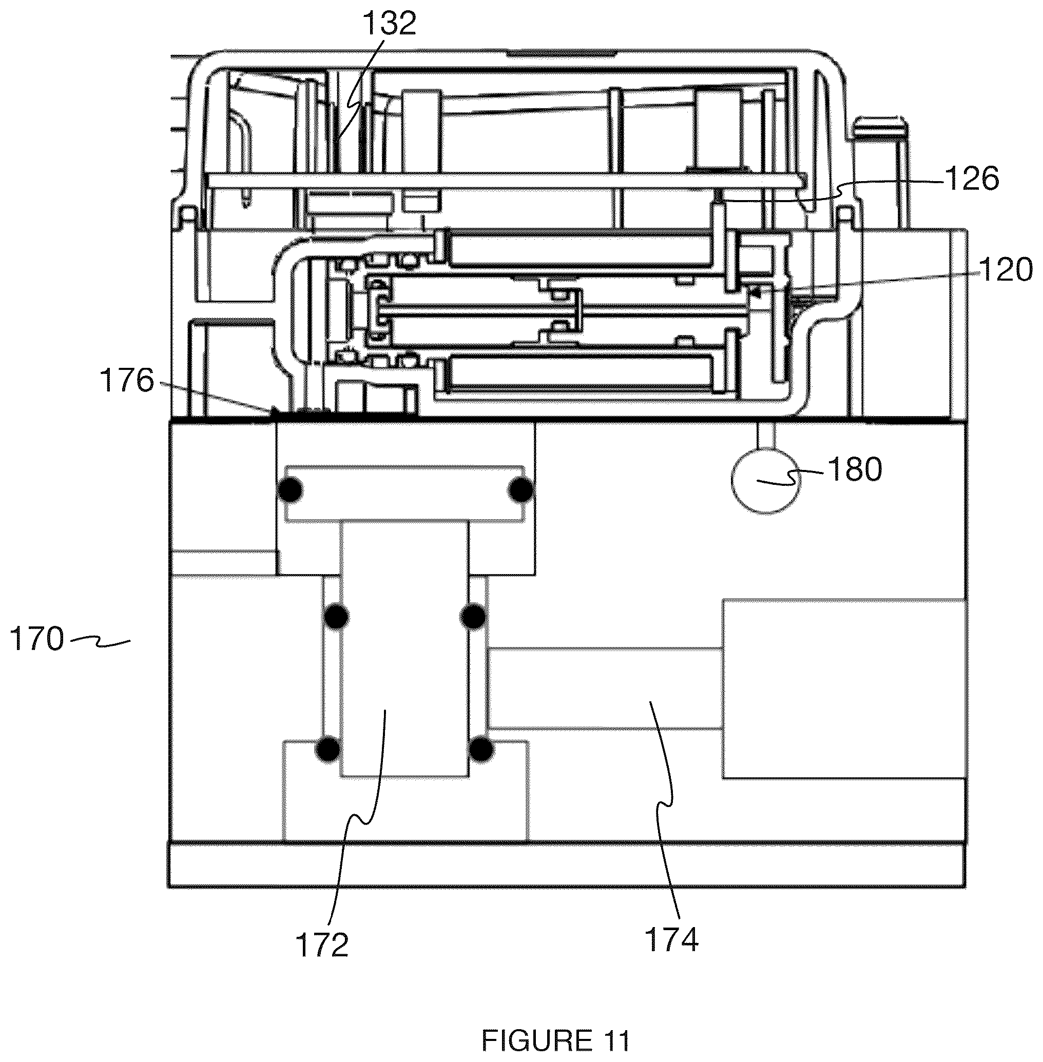 Patent US12103345 Figure 8 – Pneumatic control system for vehicle suspension system