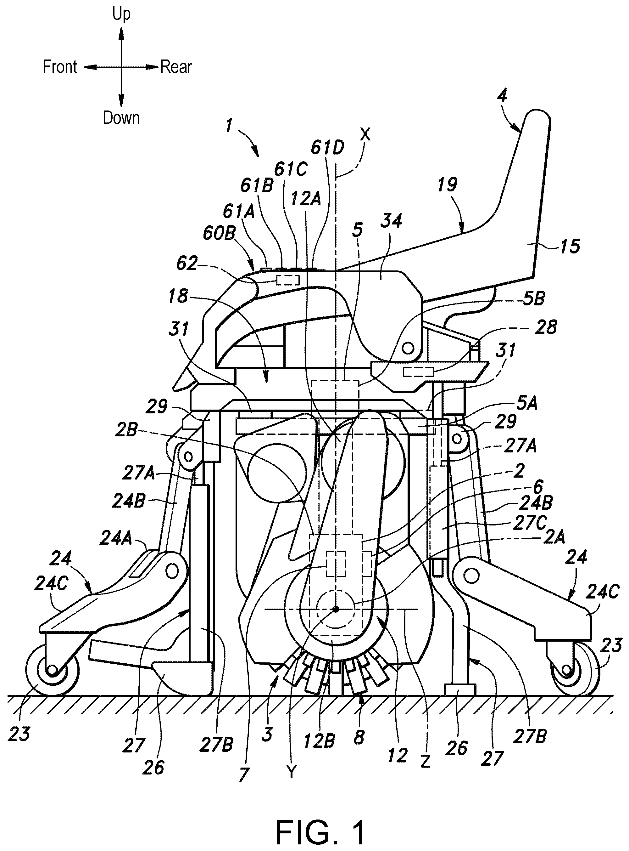 Patent US12103348 Figure 1 – Vehicle