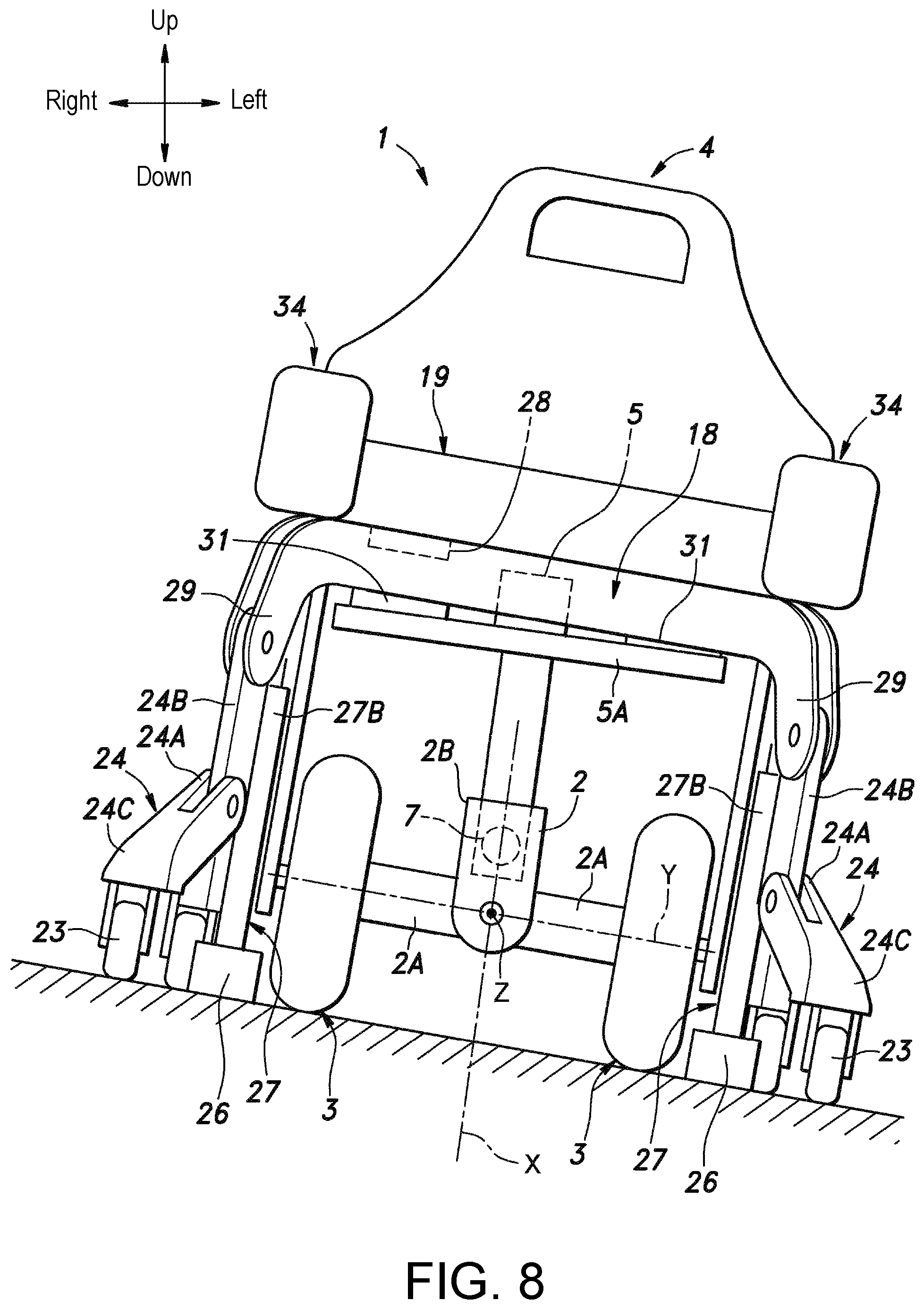 Patent US12103348 Figure 8 – Vehicle