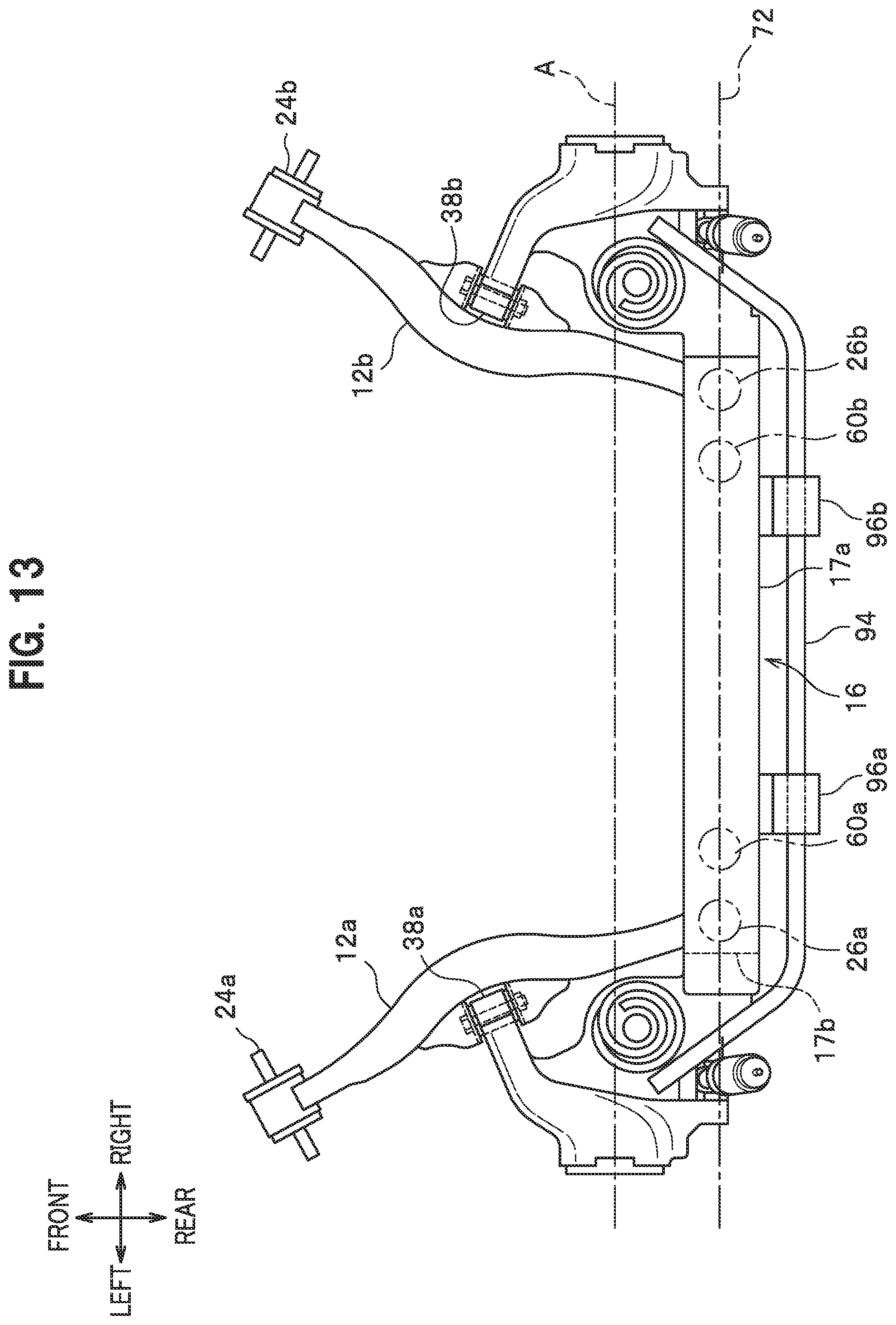 Patent US12103351 Figure 13 – Rear suspension structure