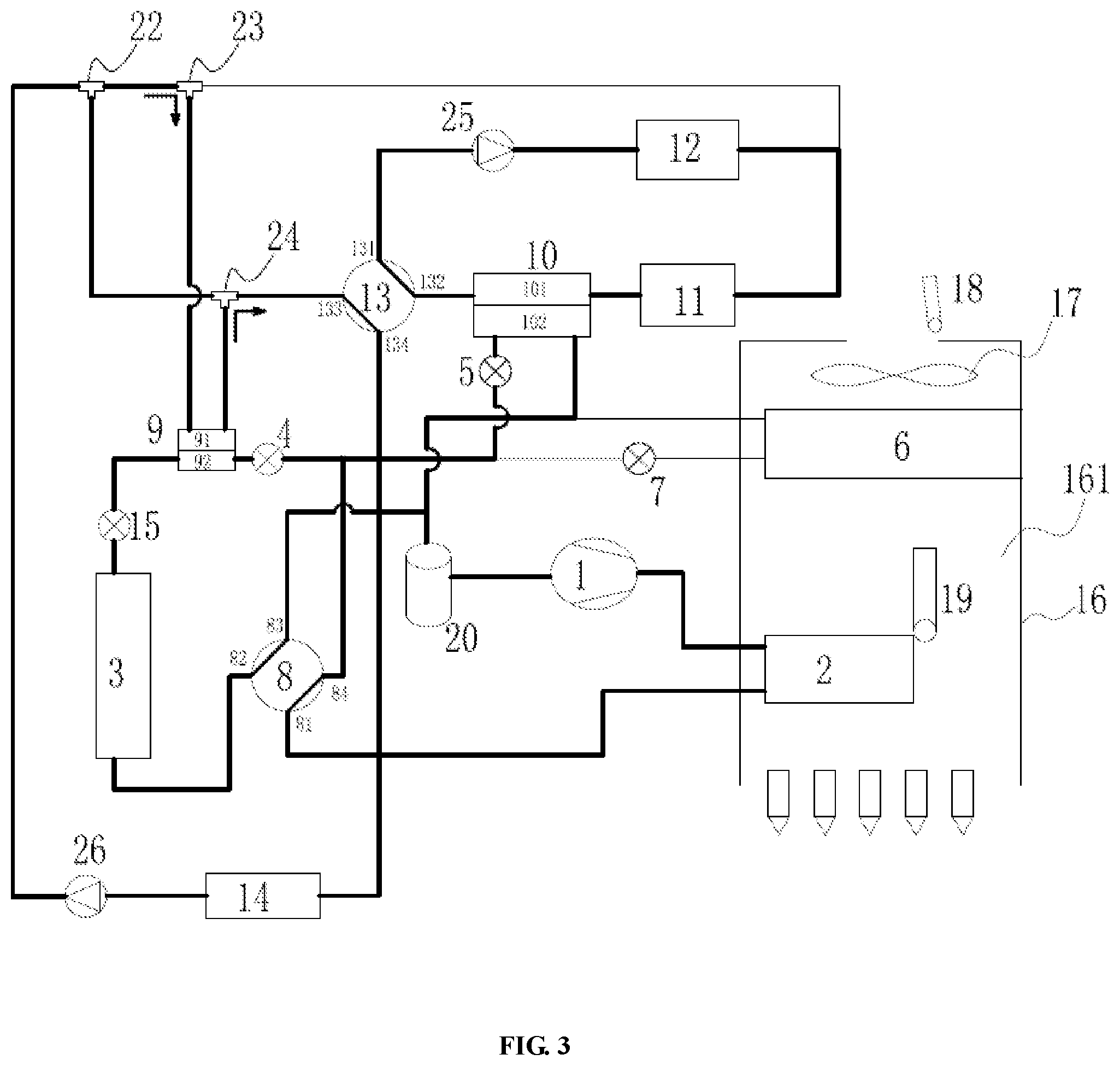 Patent US12103353 Figure 3 – Thermal management system
