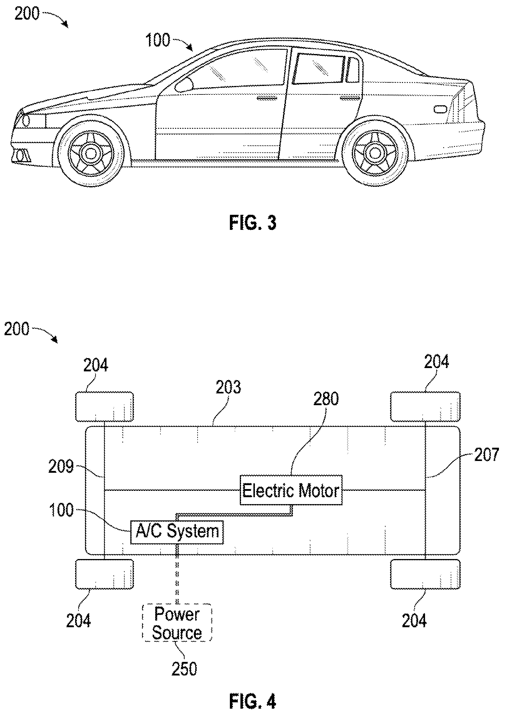 Patent US12103354 Figure 3 – Air conditioning system, transportation system including the same, and associated method