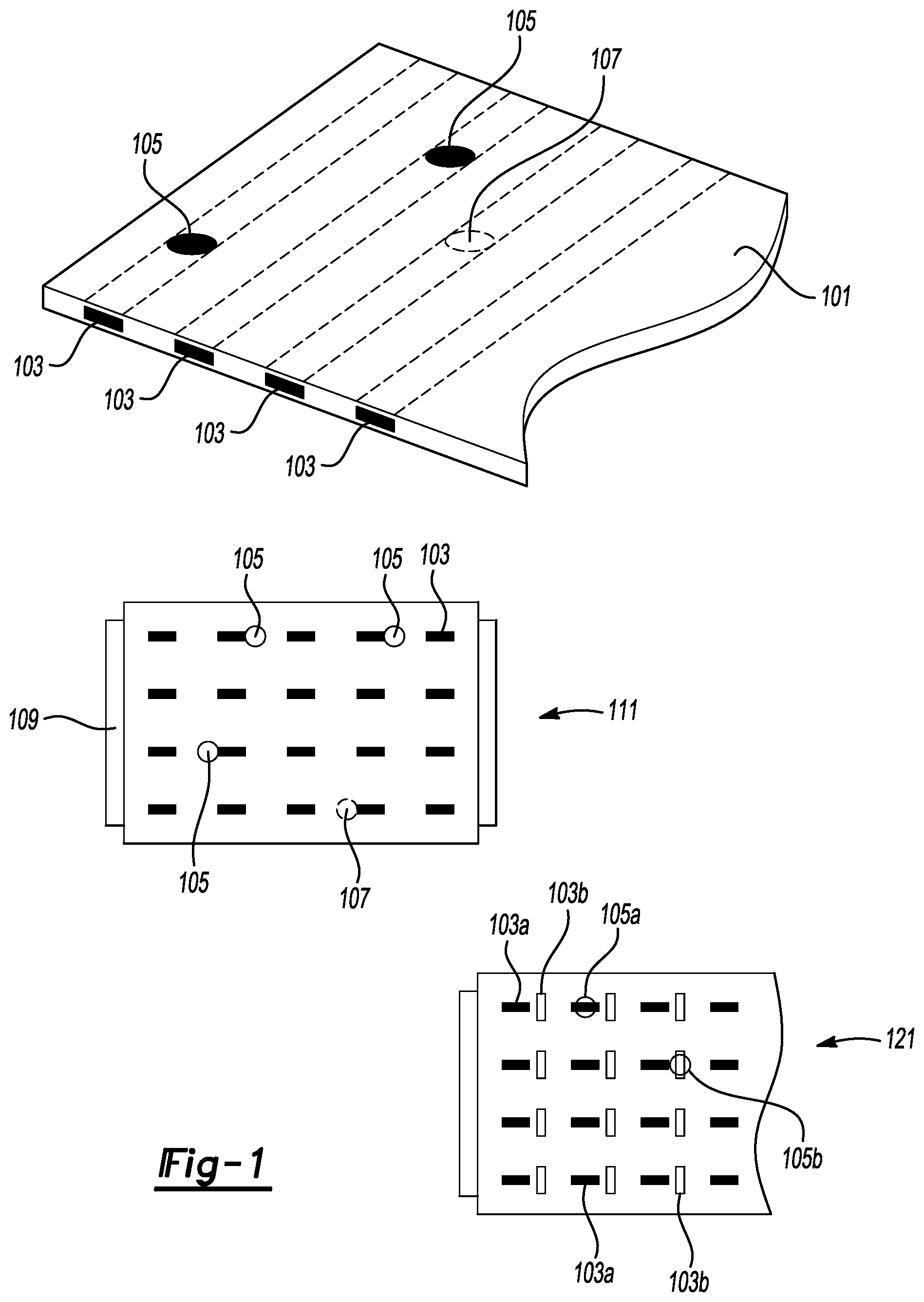 Patent US12103355 Figure 1 – Adaptive integrated vehicle wire and signal transport system