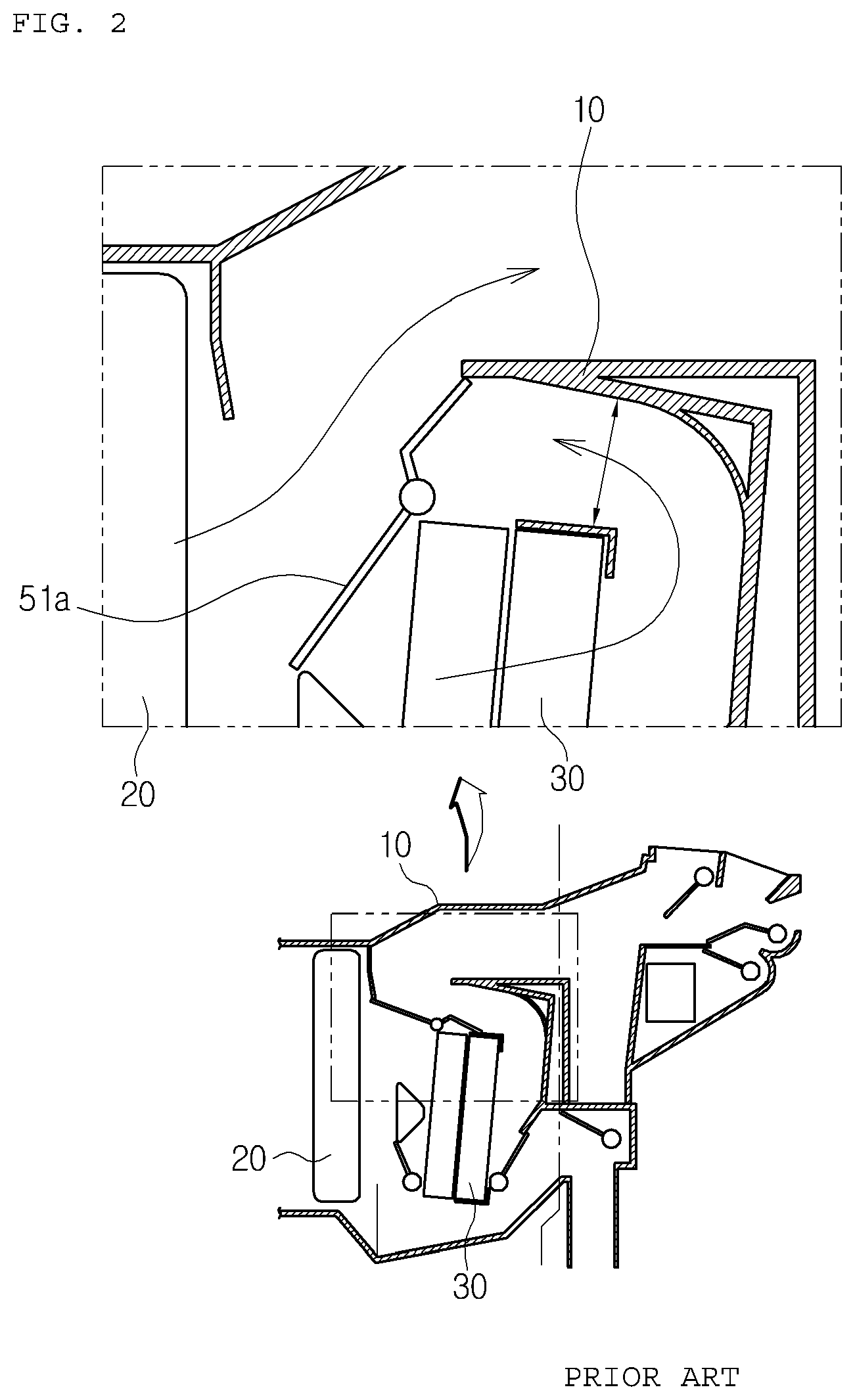 Patent US12103358 Figure 2 – Vehicle air conditioner