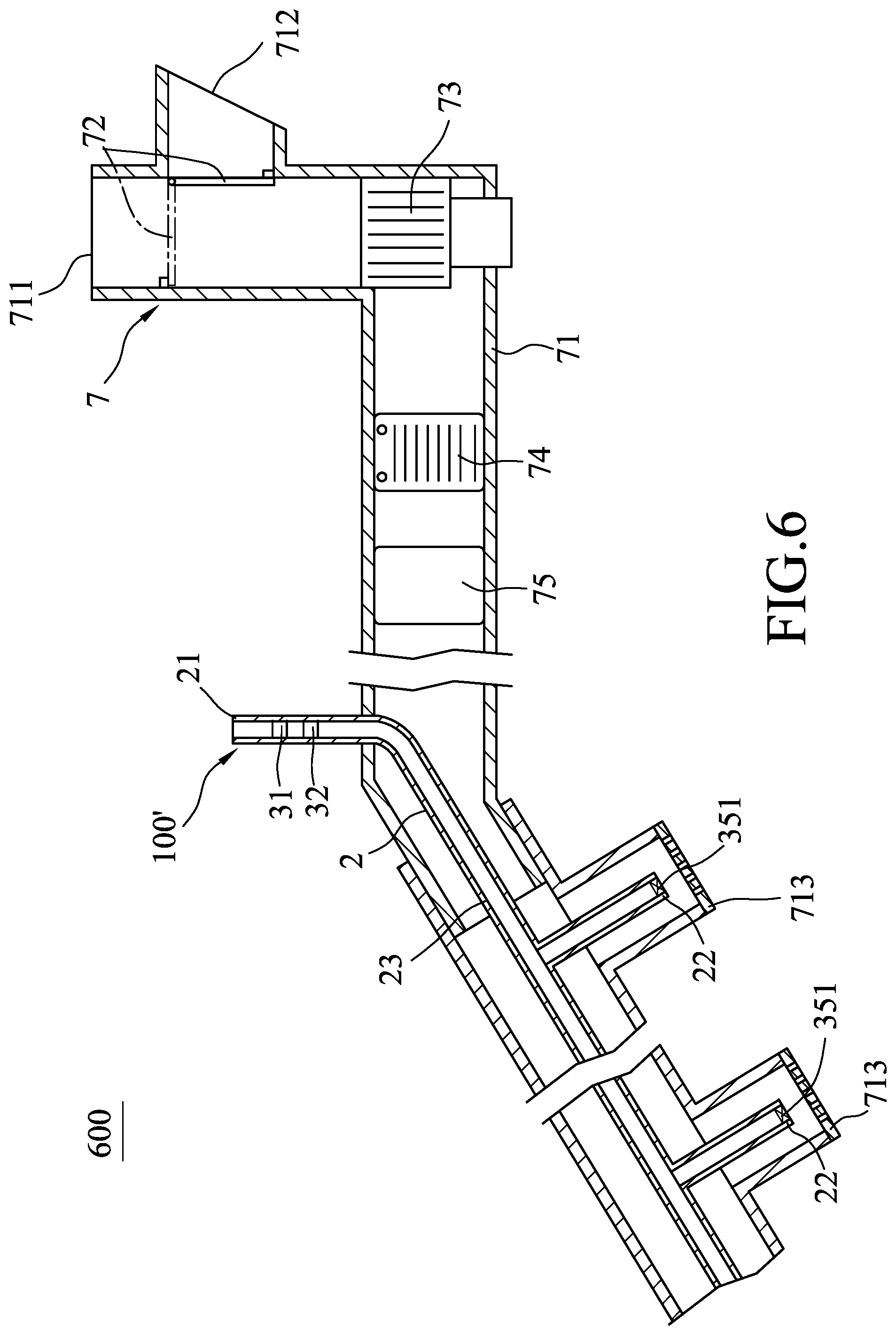 Patent US12103361 Figure 6 – Ventilation system and air condition apparatus