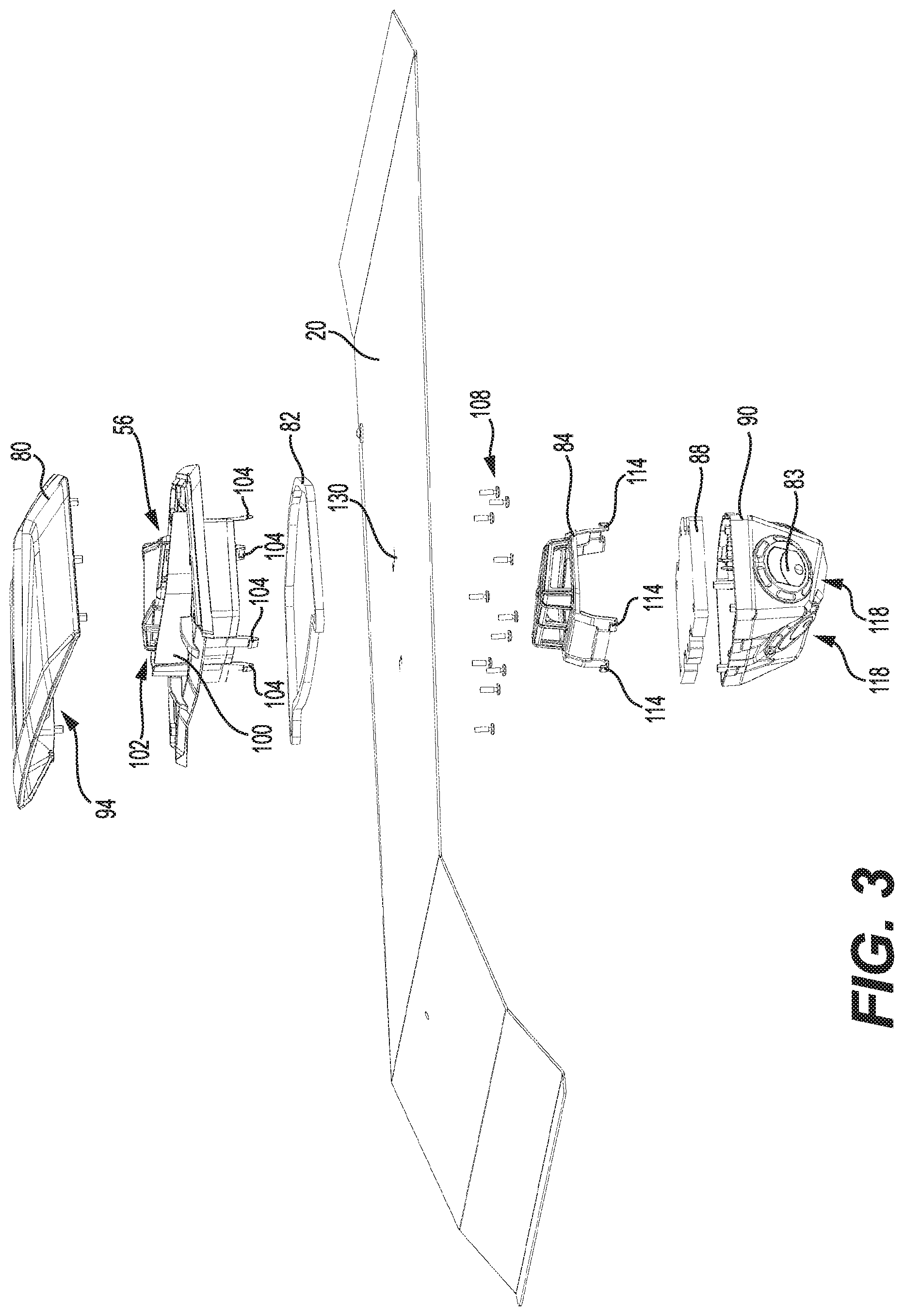 Patent US12103362 Figure 3 – Ram air vent for a vehicle
