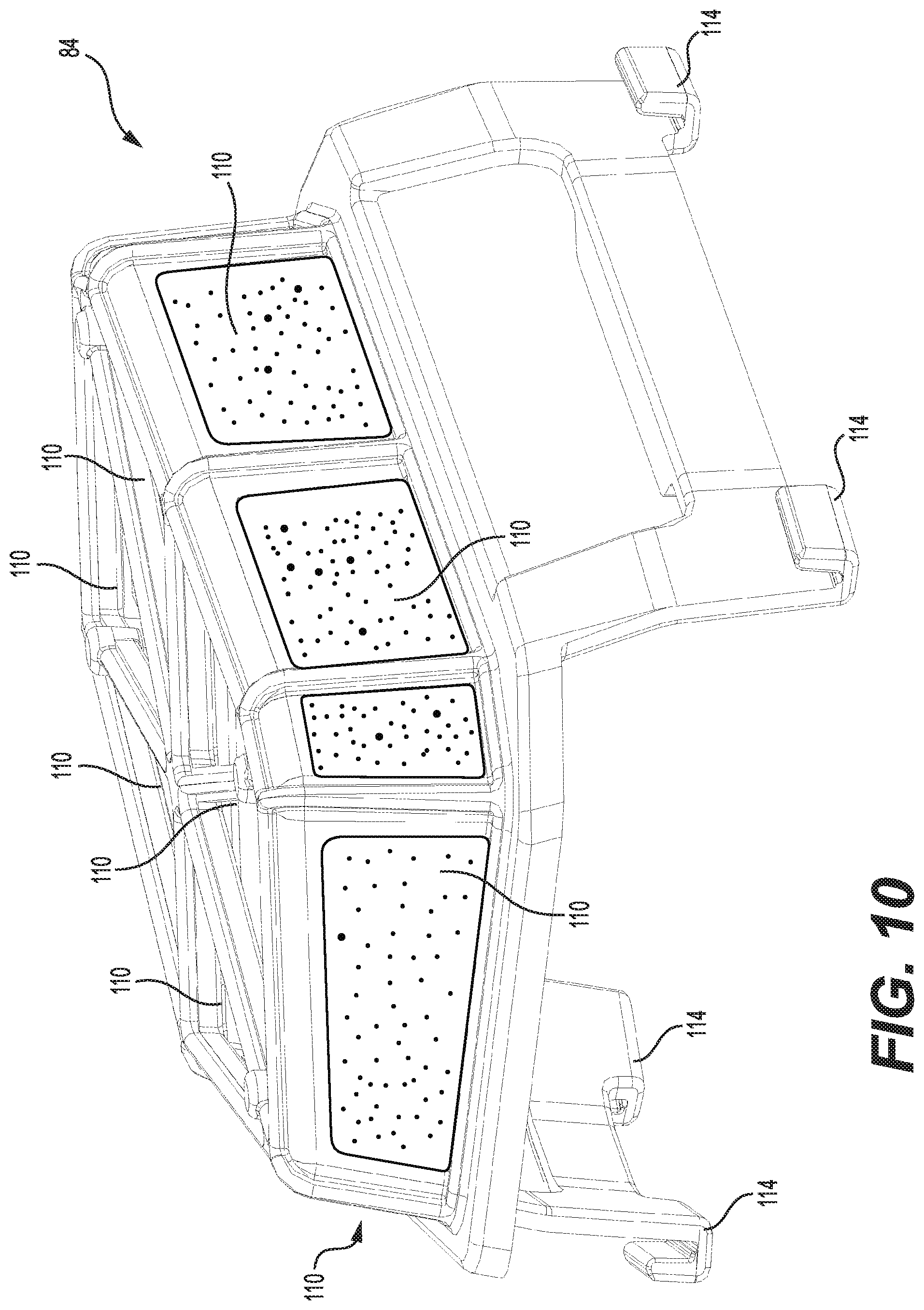 Patent US12103362 Figure 10 – Ram air vent for a vehicle