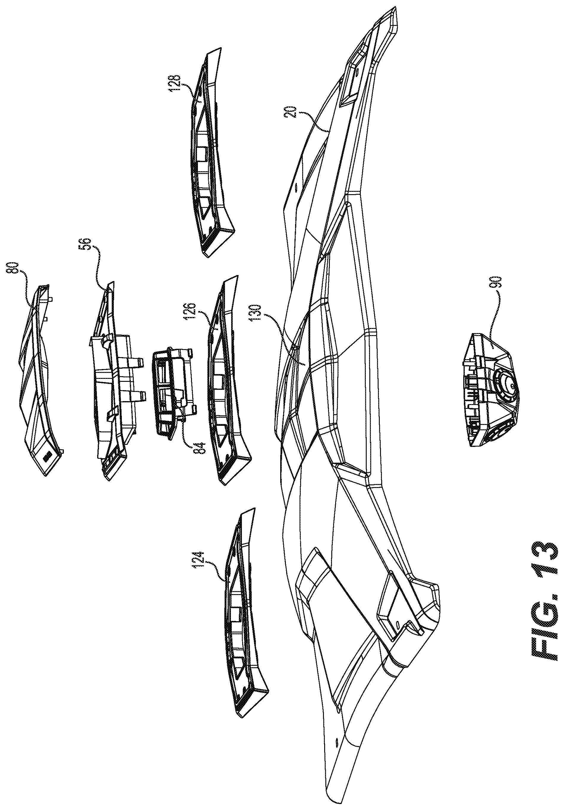 Patent US12103362 Figure 13 – Ram air vent for a vehicle