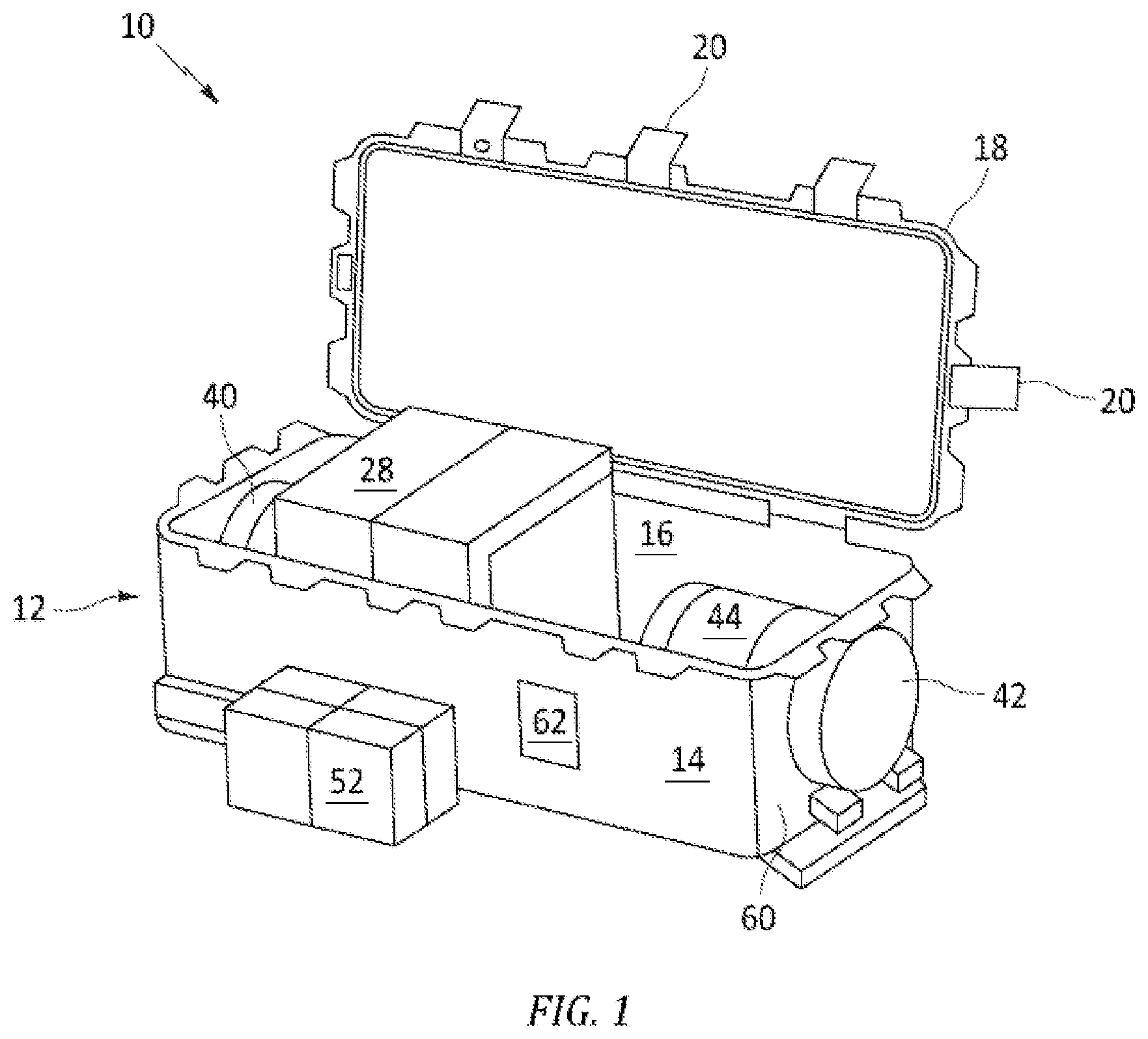 Patent US12103365 — System for dehumidification of a vehicle interior — Figure 1