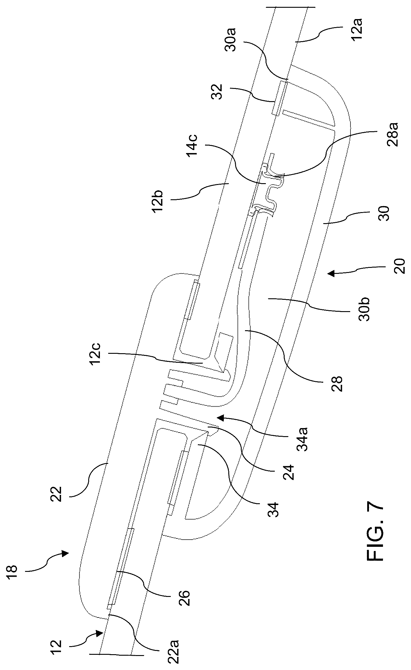 Patent US12103366 Figure 4 – Vehicular liftgate window assembly with heater grid electrical connection through glass window panel