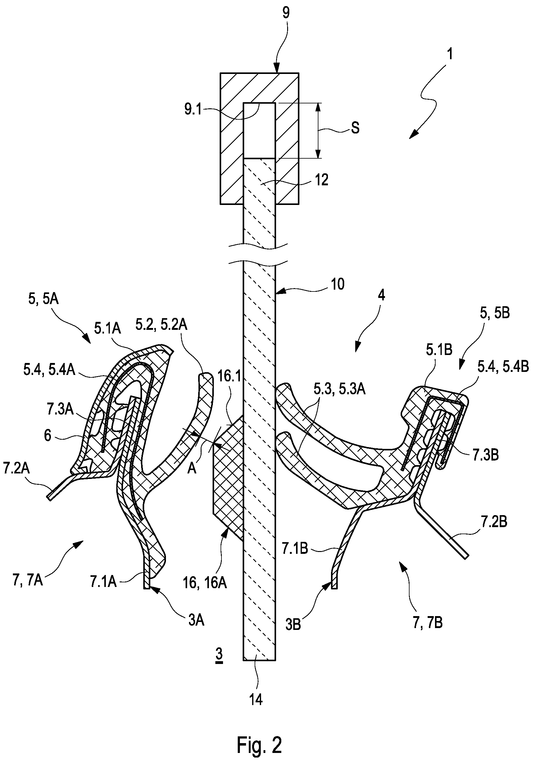 Patent US12103367 Figure 2 – Window pane assembly for a vehicle