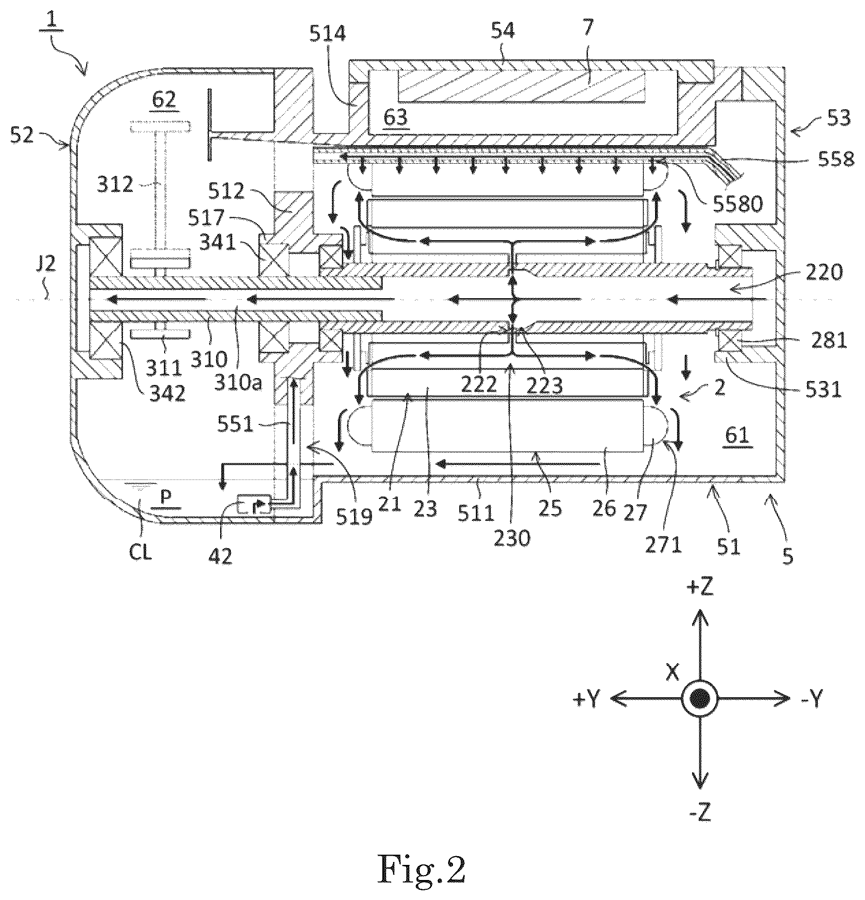 Patent US12103372 Figure 2 – Drive device and vehicle