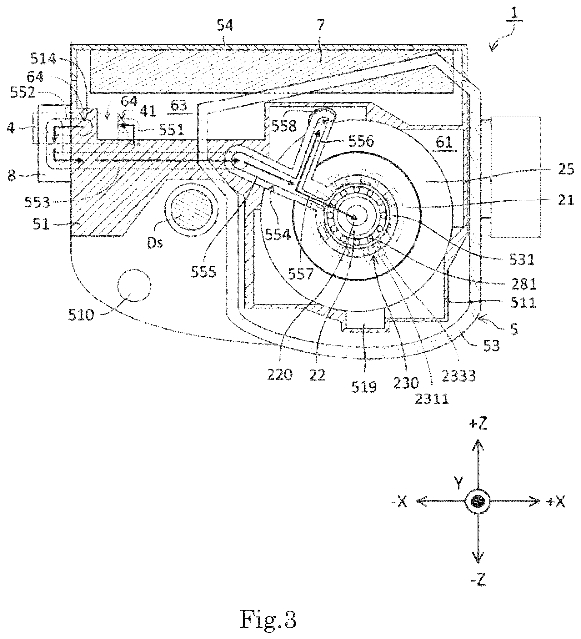 Patent US12103372 Figure 3 – Drive device and vehicle