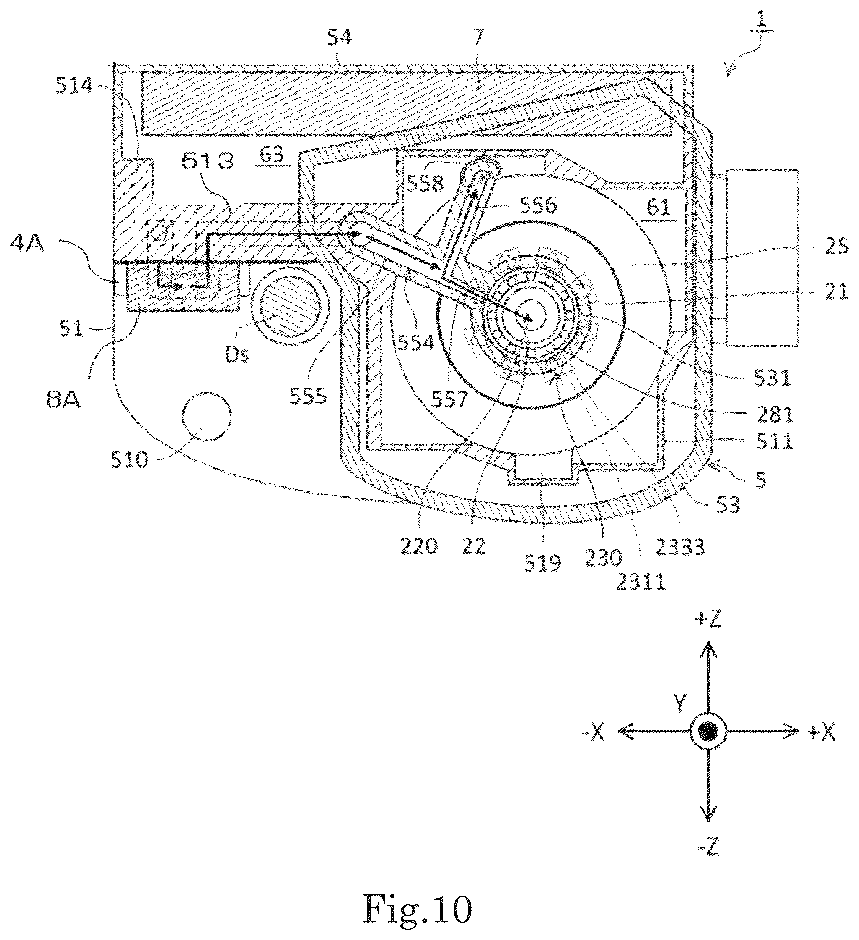 Patent US12103372 Figure 10 – Drive device and vehicle