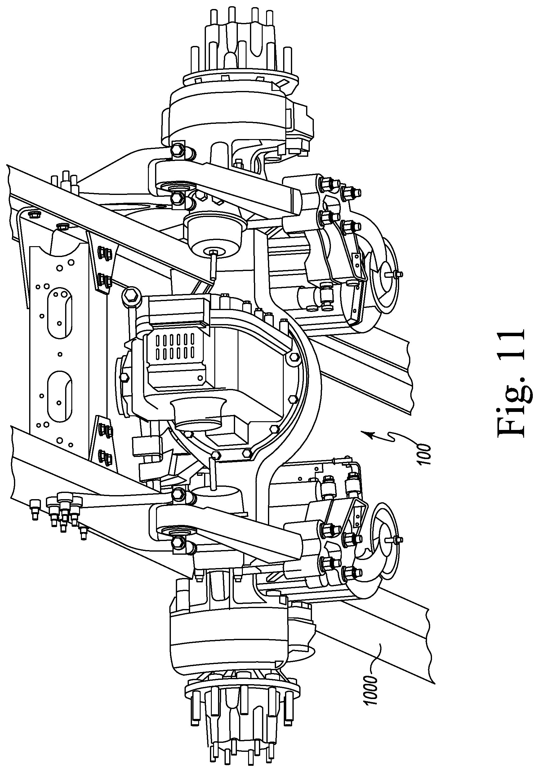 Patent US12103373 Figure 10 – Electrified axle assembly