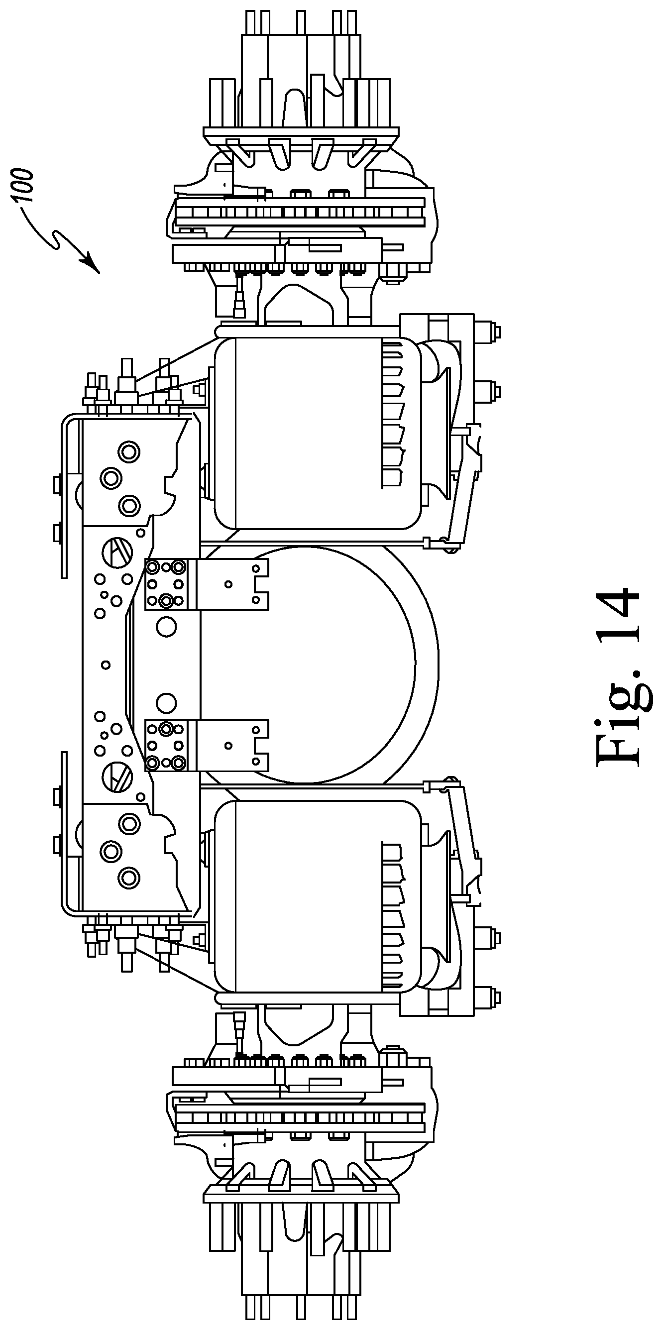 Patent US12103373 Figure 13 – Electrified axle assembly