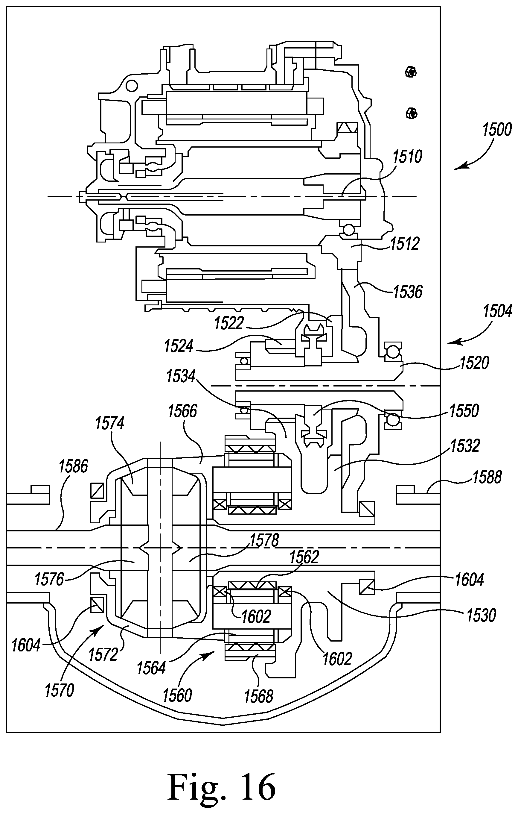 Patent US12103373 Figure 15 – Electrified axle assembly