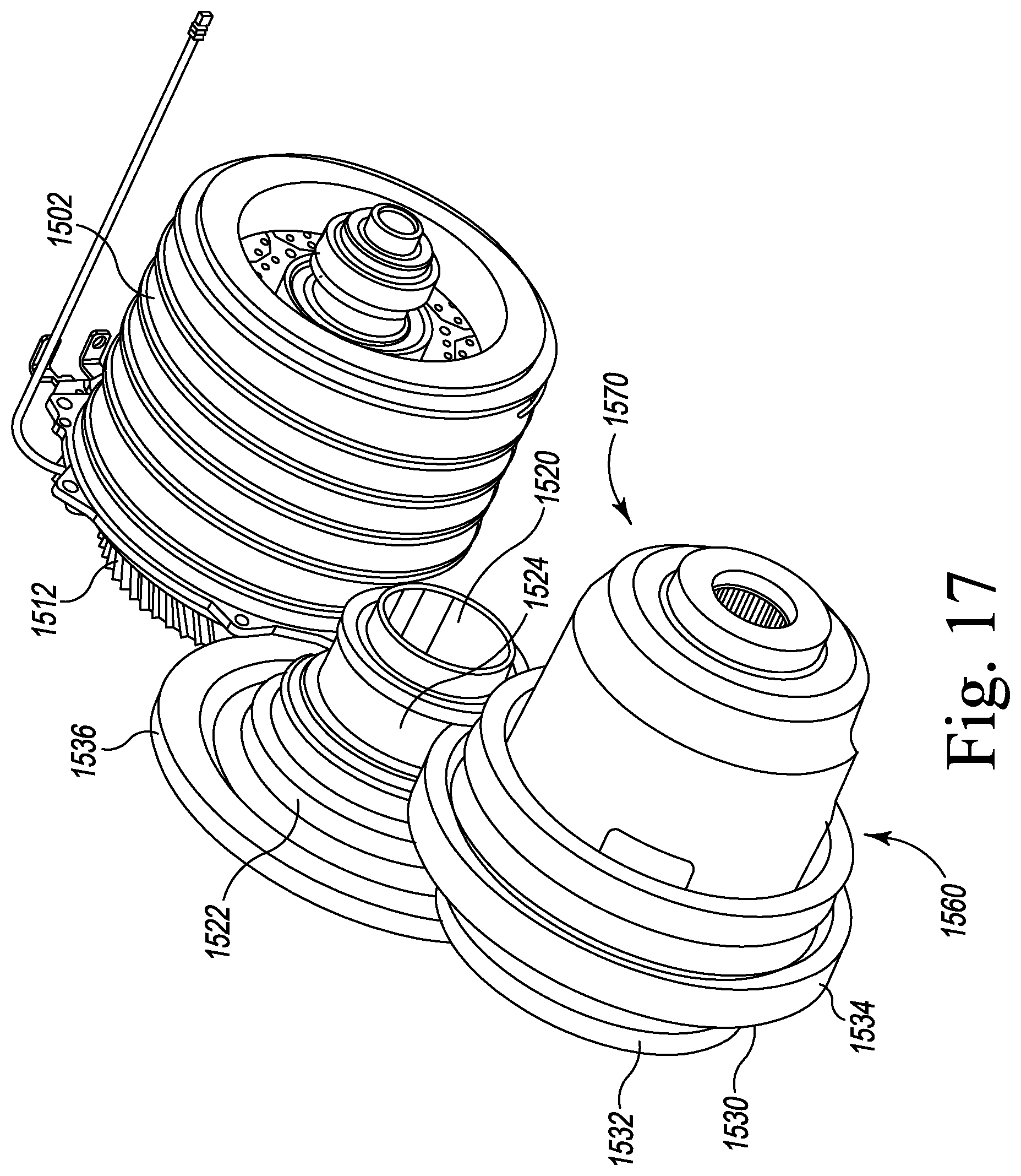 Patent US12103373 Figure 16 – Electrified axle assembly