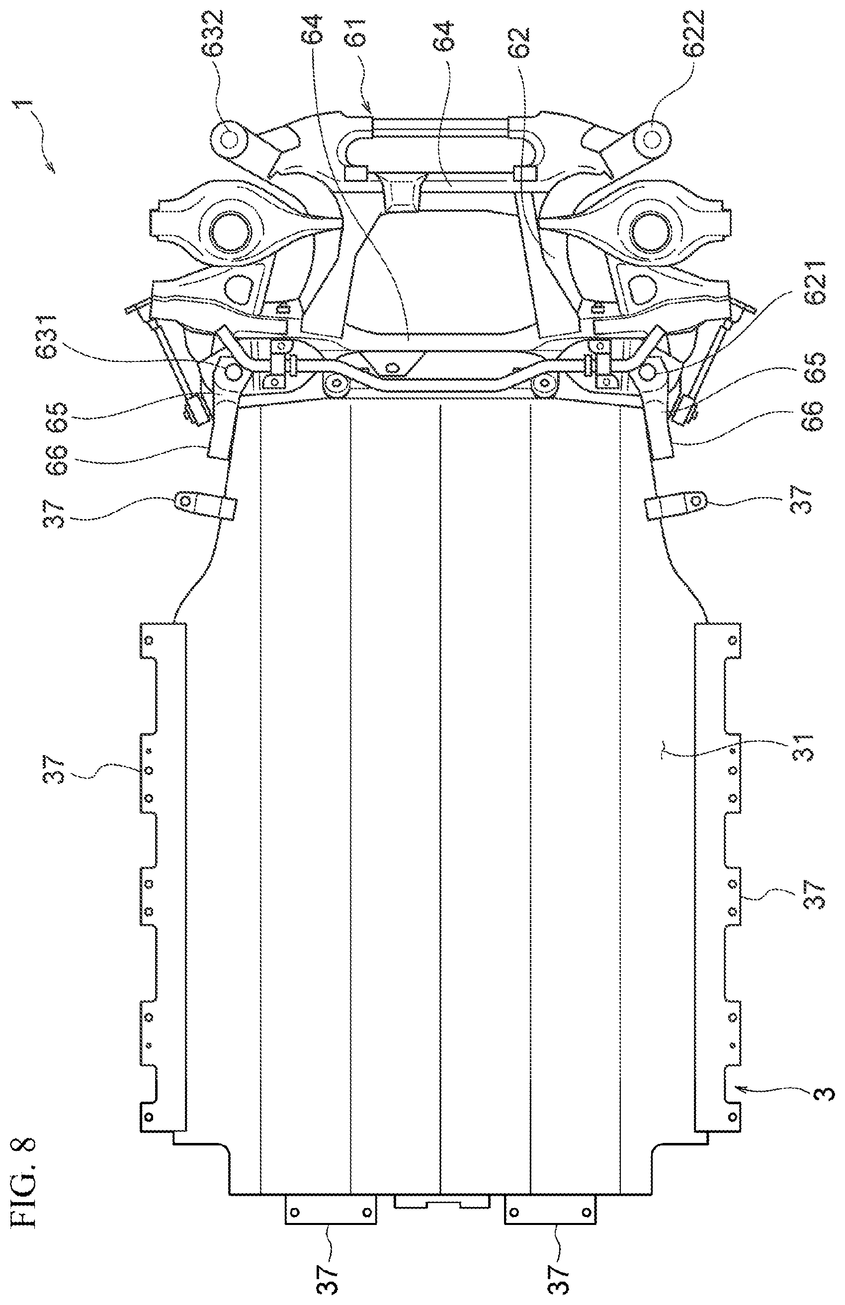 Patent US12103376 Figure 8 – Automobile