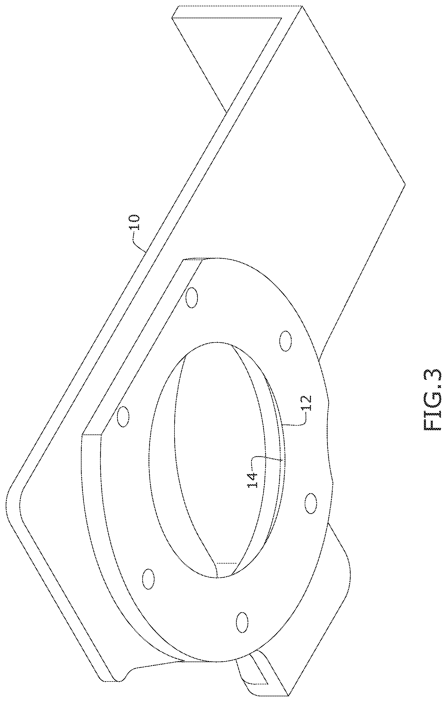 Patent US12103379 Figure 2 – Modified gas tank with built-in fuel pump with internal regulator adapted for utility, off-road, and all-terrain vehicles and a method of installing the same