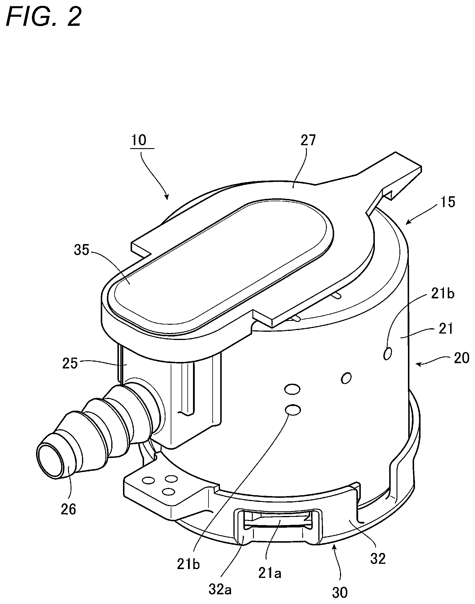 Patent US12103380 Figure 2 – Valve device