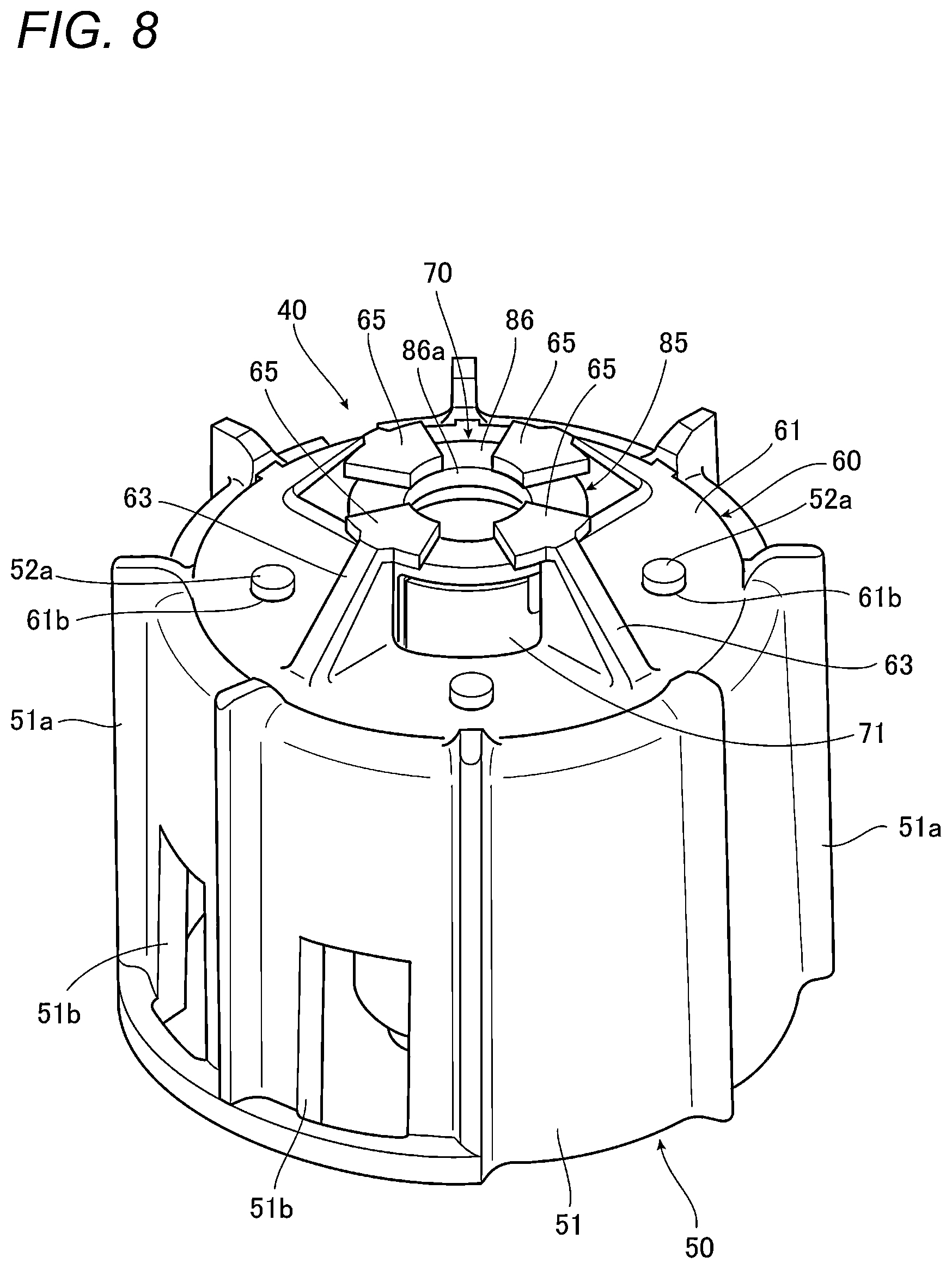 Patent US12103380 Figure 7 – Valve device