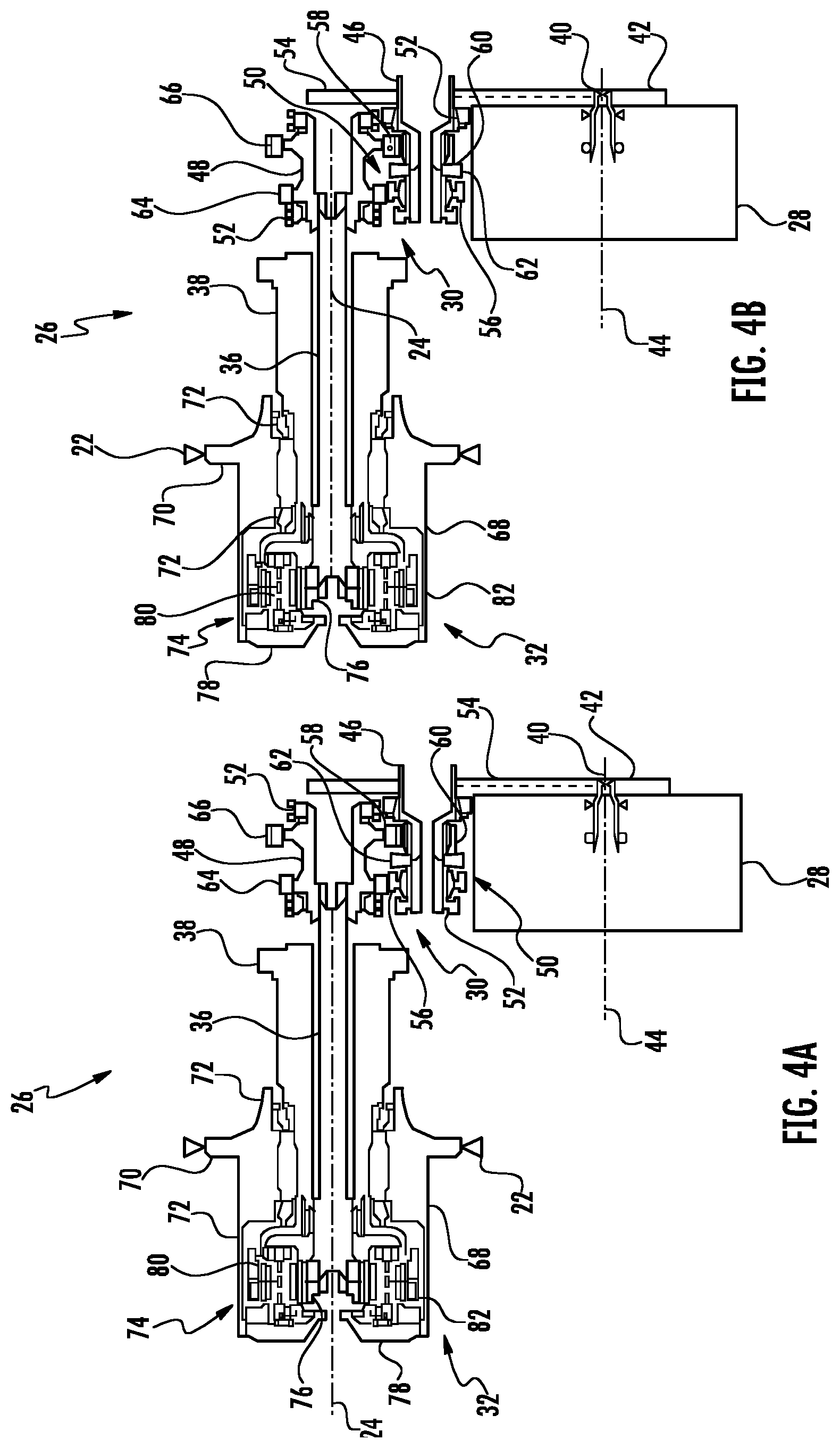 Patent US12103382 Figure 4 – Axle assembly for low floor vehicle