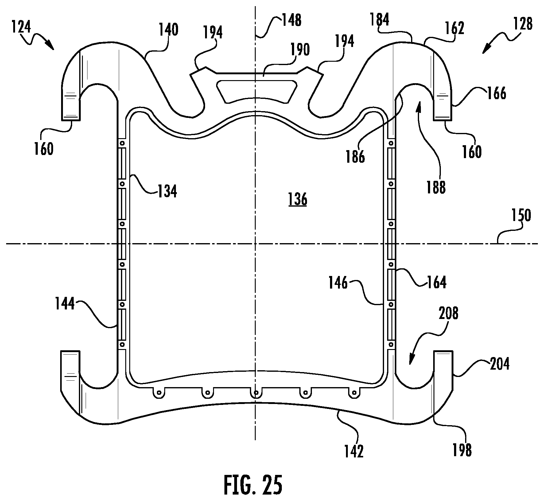 Patent US12103382 Figure 16 – Axle assembly for low floor vehicle