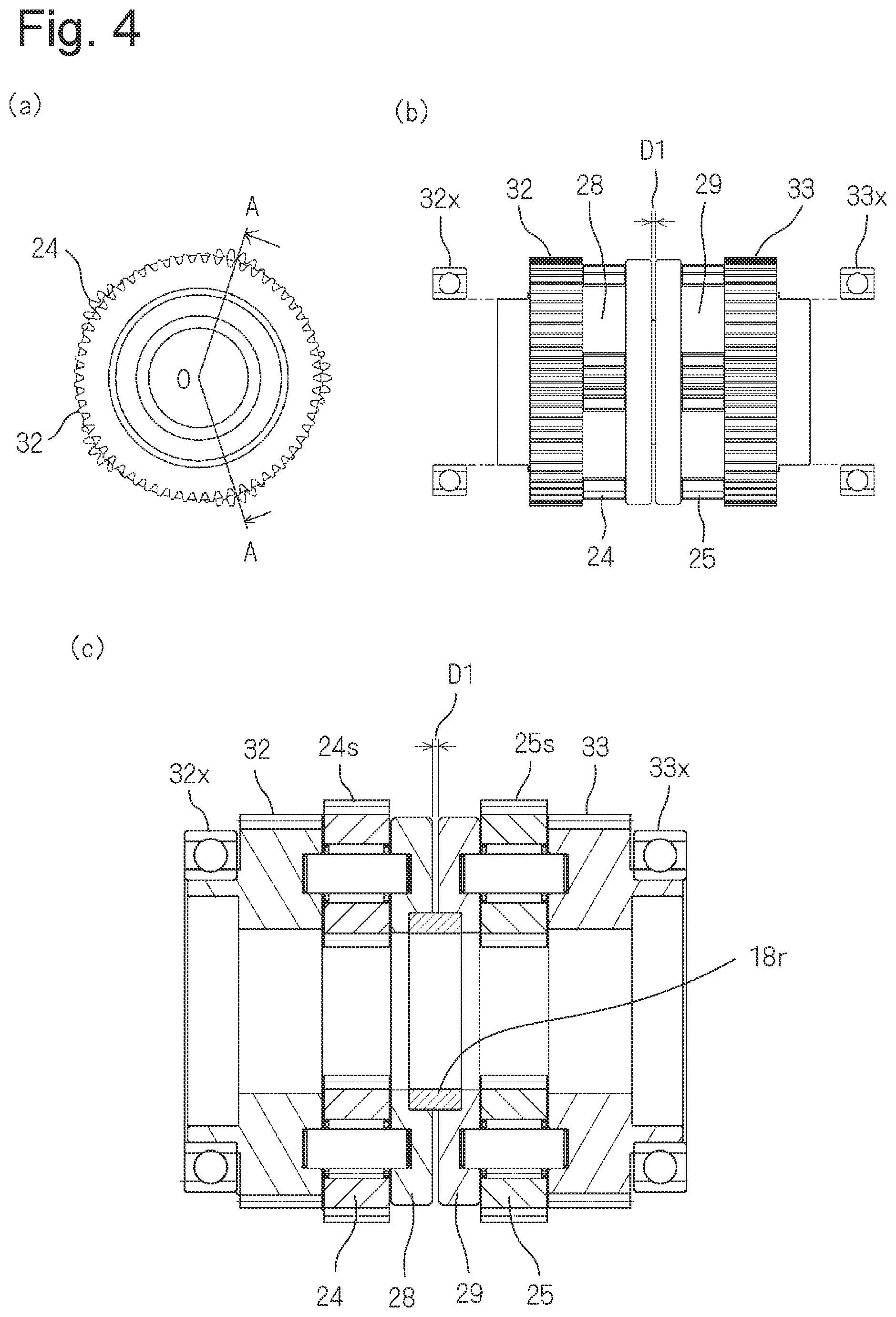 Patent US12103383 Figure 4 – Vehicular drive device, and electric vehicle