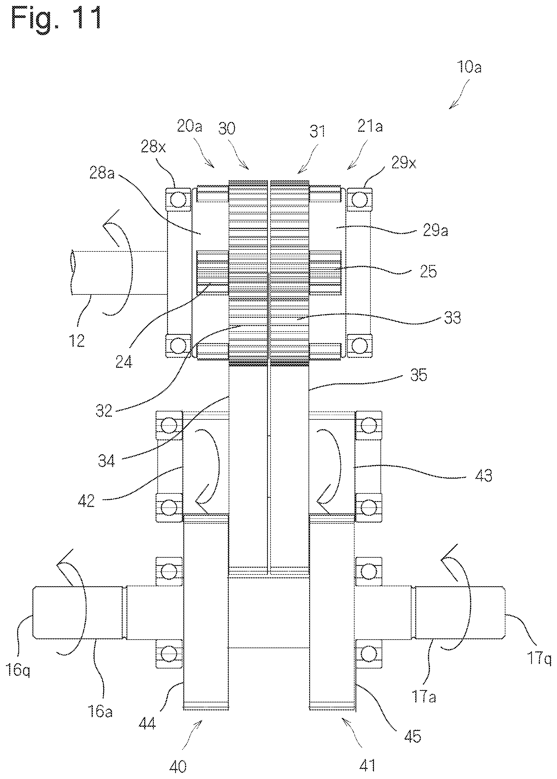 Patent US12103383 Figure 11 – Vehicular drive device, and electric vehicle