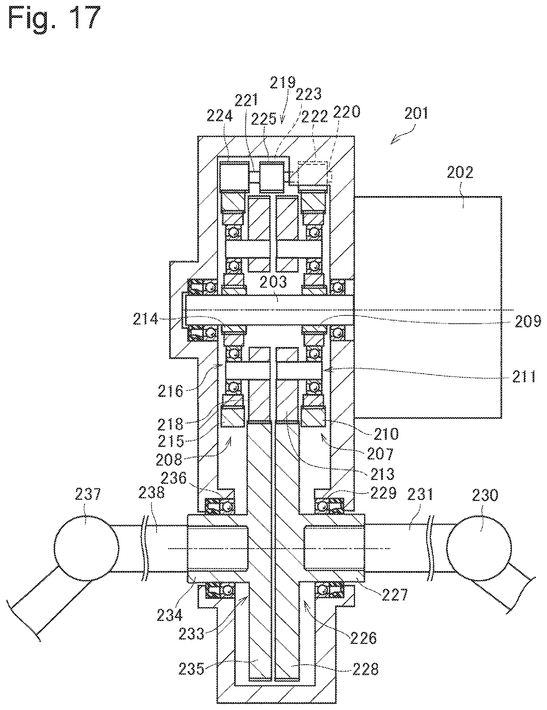 Patent US12103383 Figure 17 – Vehicular drive device, and electric vehicle