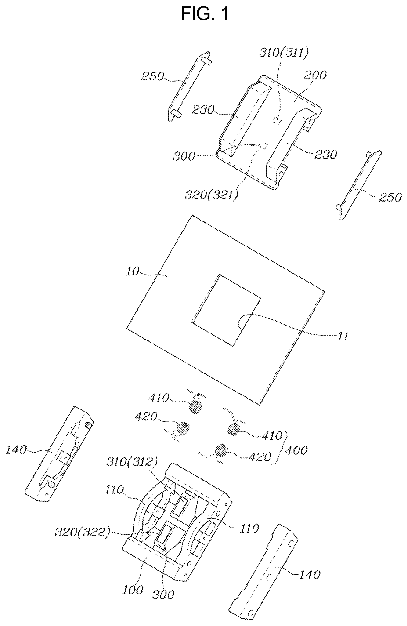 Patent US12103385 Figure 1 – Electronic pedal apparatus