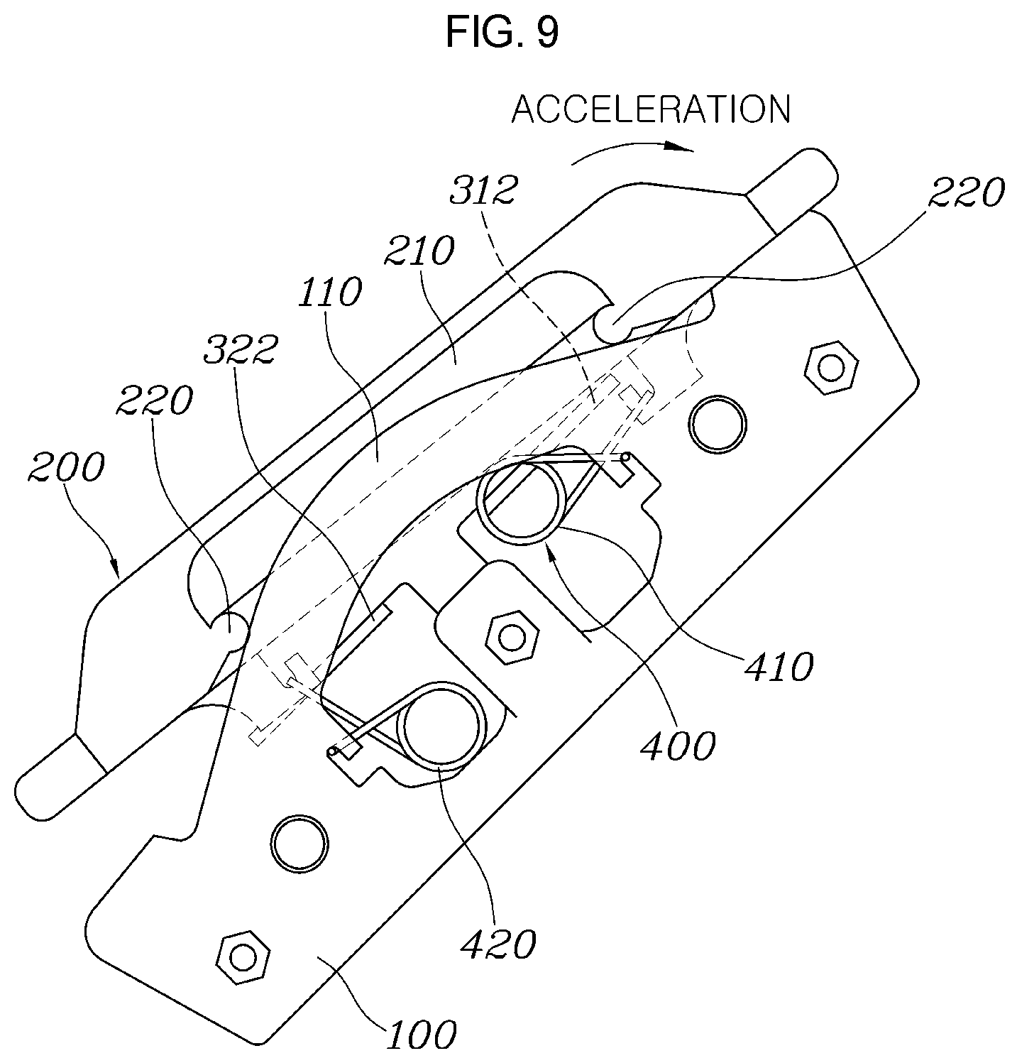 Patent US12103385 Figure 9 – Electronic pedal apparatus