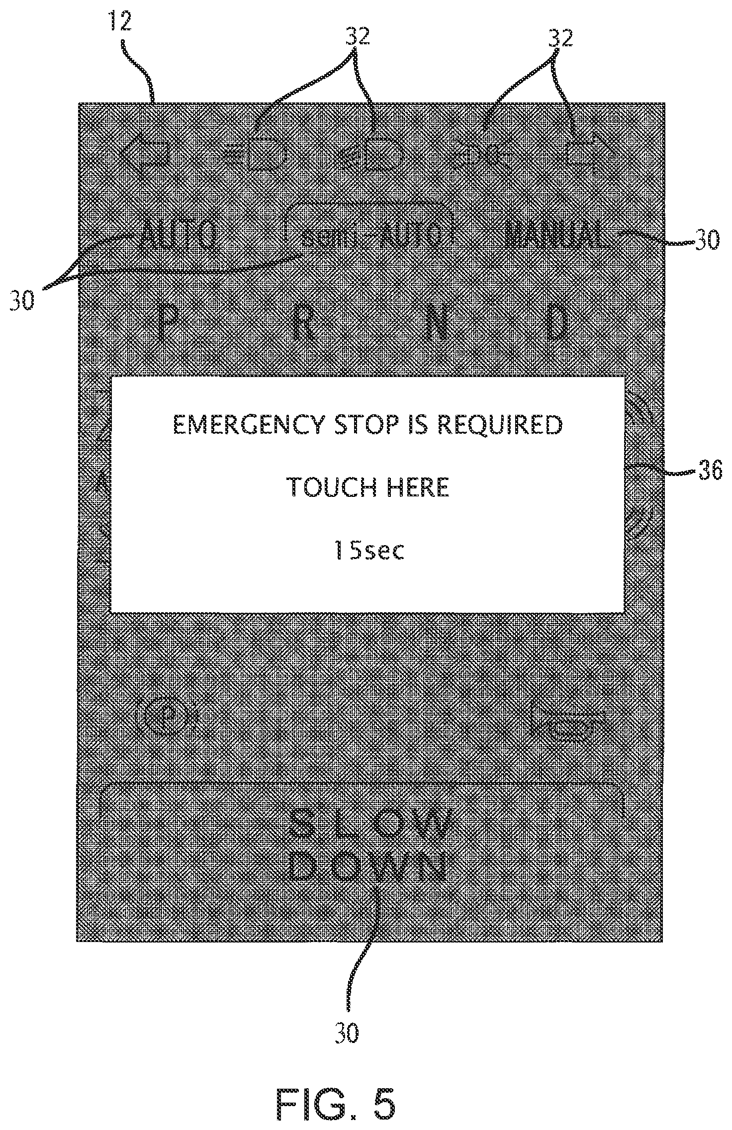 Patent US12103388 Figure 5 – On-vehicle interface apparatus