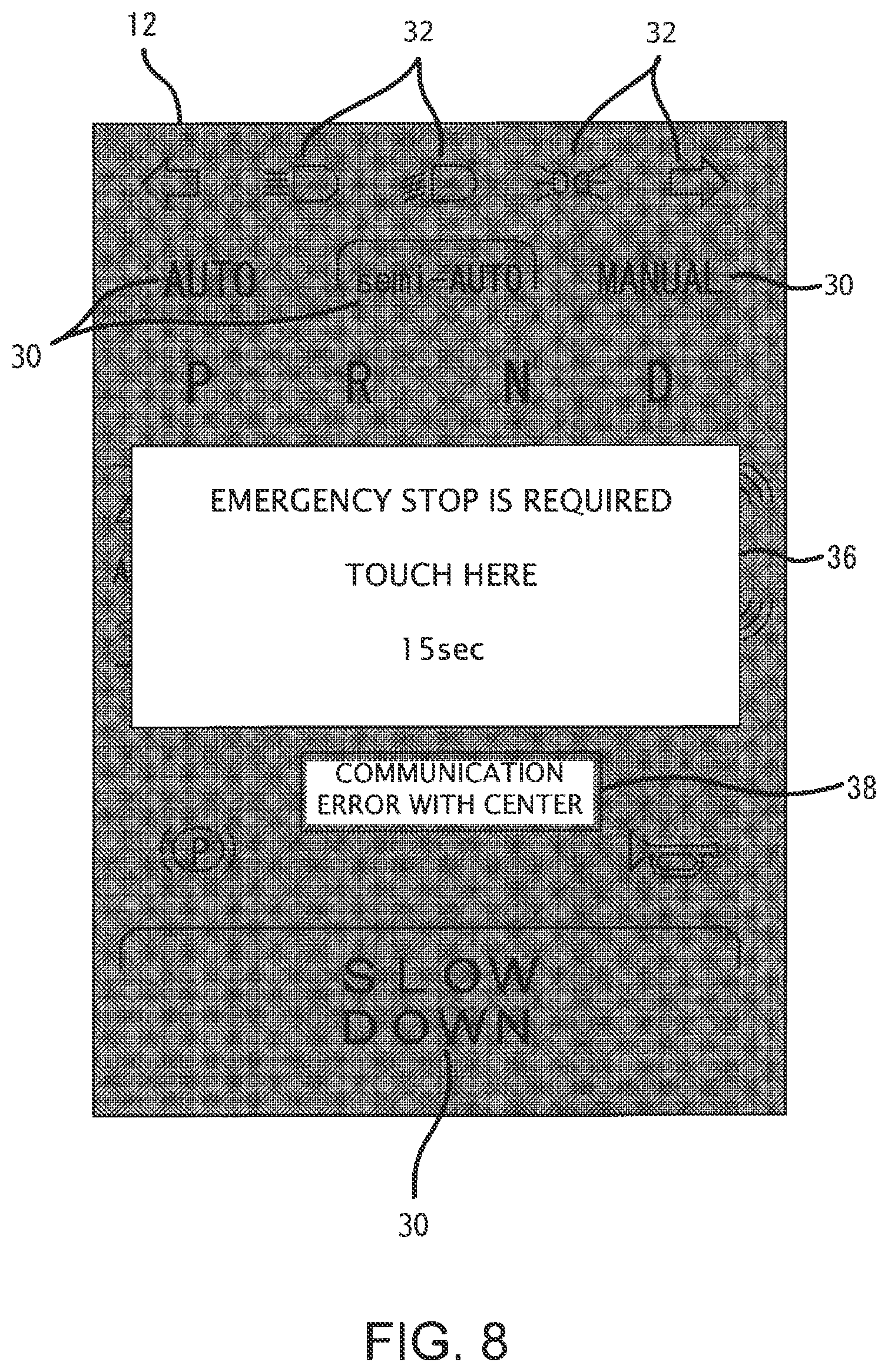 Patent US12103388 Figure 8 – On-vehicle interface apparatus