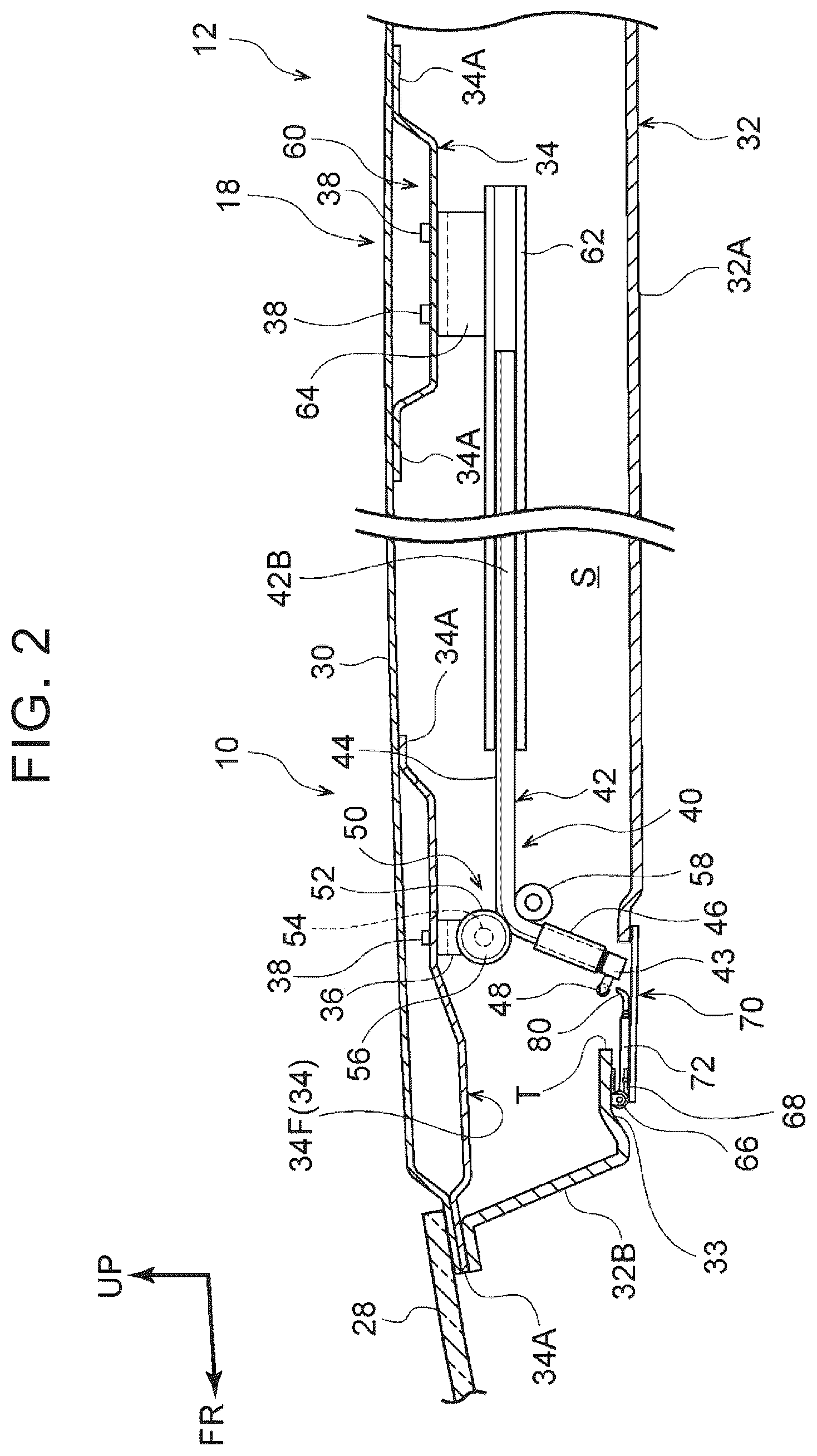 Patent US12103394 Figure 2 – Vehicle display device