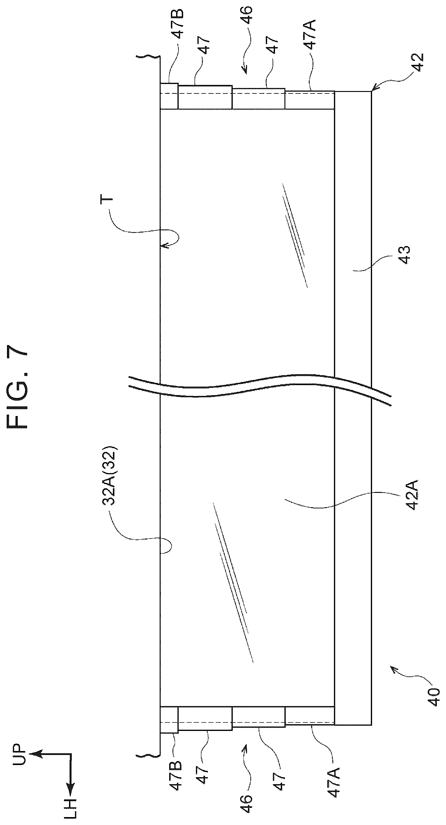Patent US12103394 Figure 7 – Vehicle display device