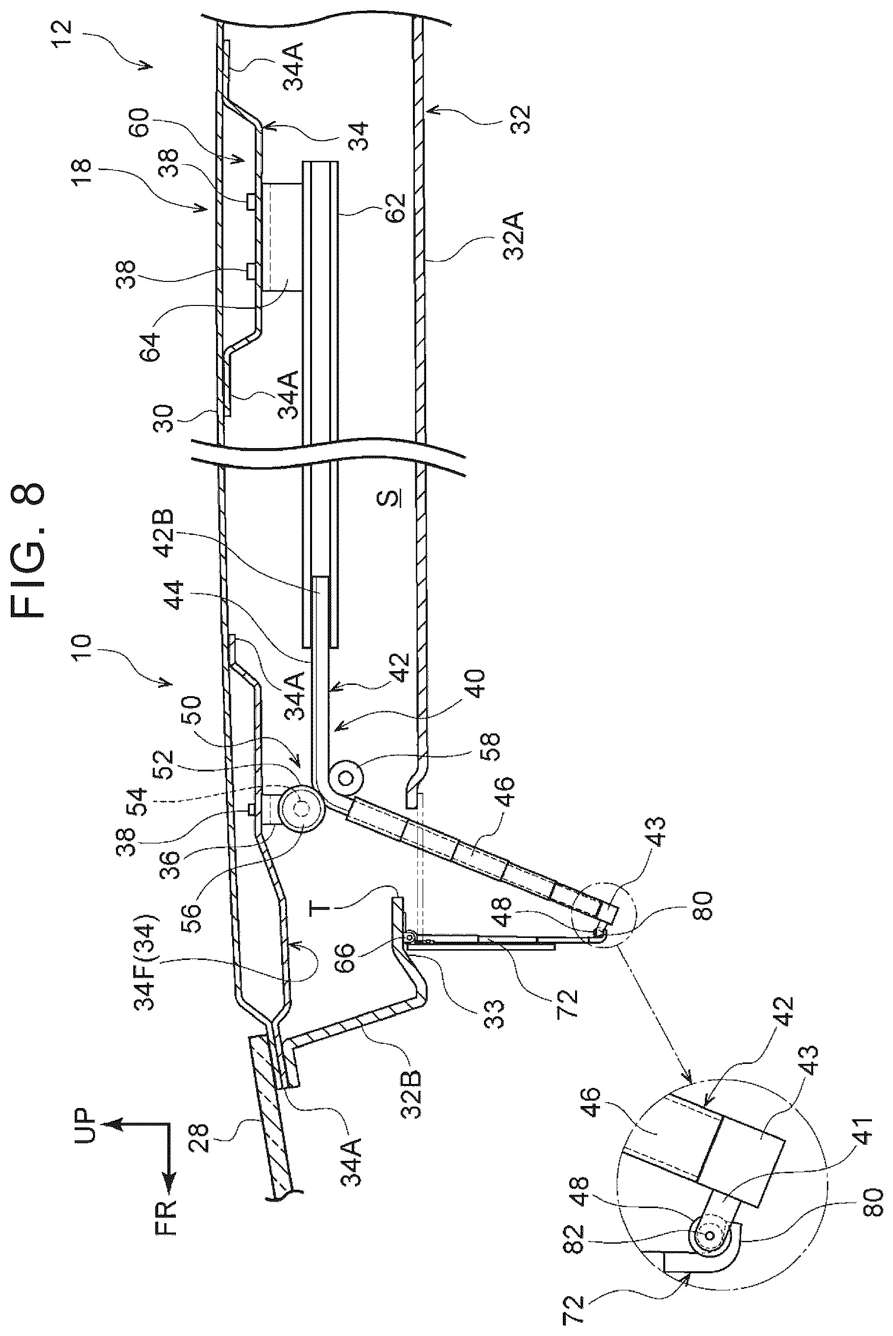 Patent US12103394 Figure 8 – Vehicle display device