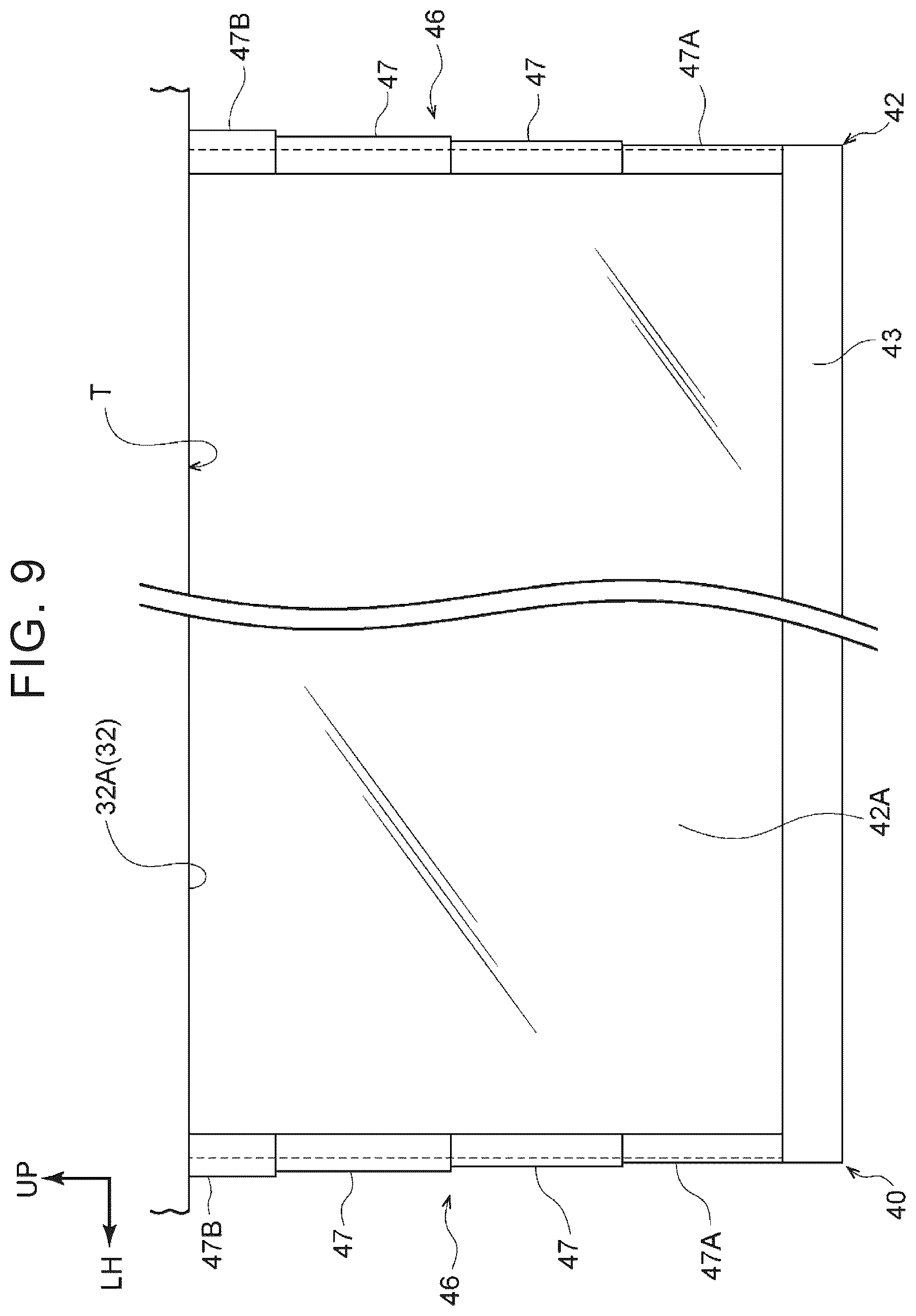 Patent US12103394 Figure 9 – Vehicle display device