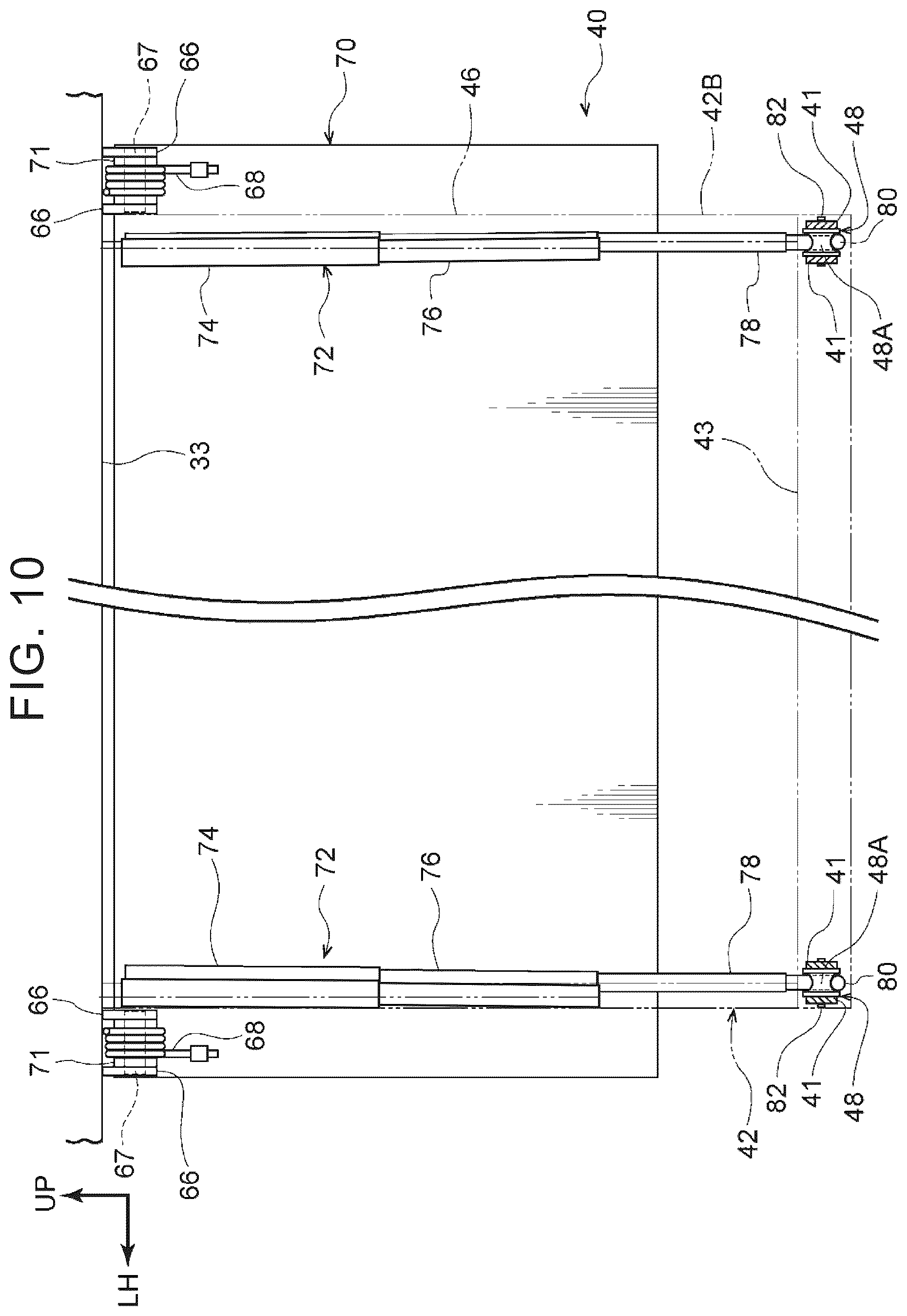 Patent US12103394 Figure 10 – Vehicle display device