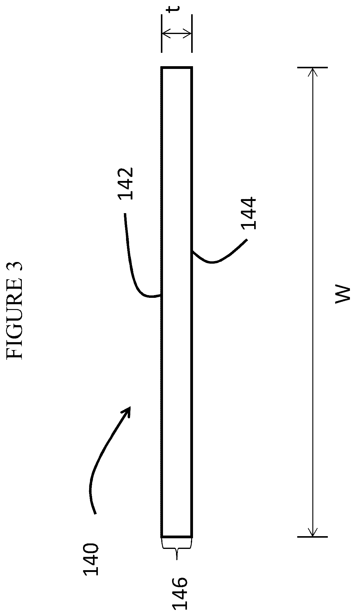Patent US12103397 Figure 3 – Vehicle interior systems having a curved cover glass with improved reliability and methods for forming the same