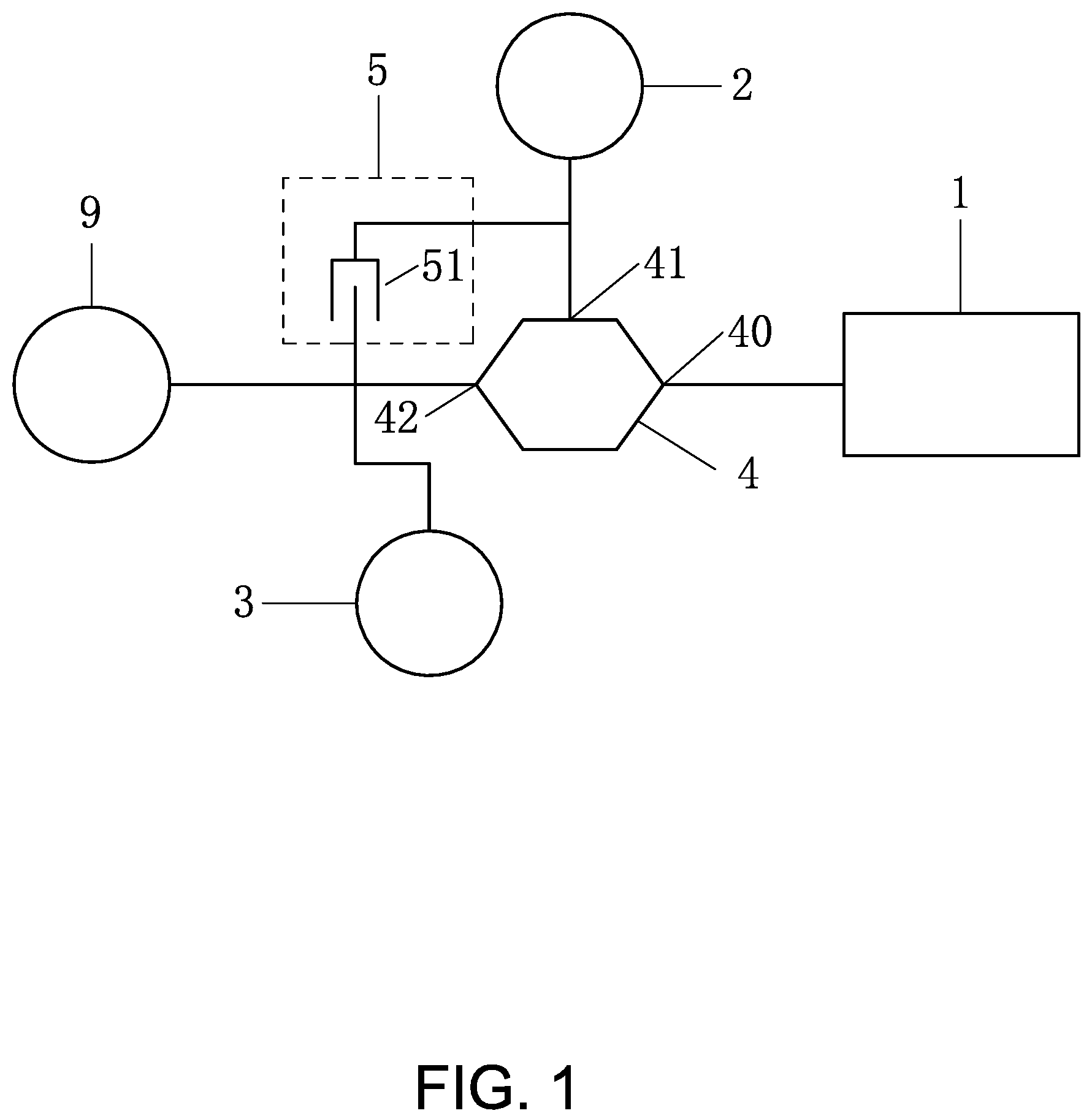Patent US12103399 Figure 1 – Hybrid electric driving device