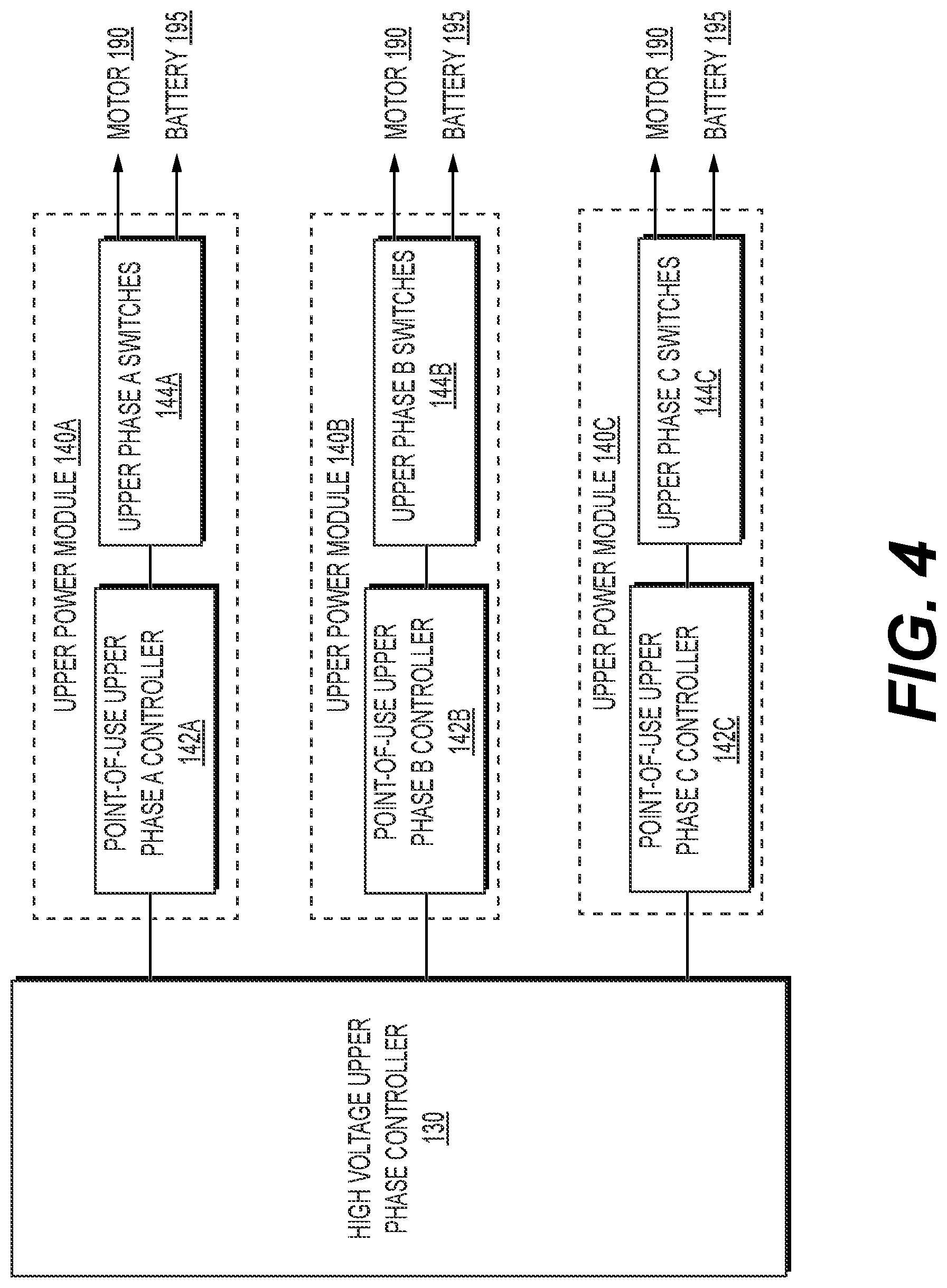 Patent US12103406 Figure 4 – Systems and methods for integrated gate driver for inverter for electric vehicle