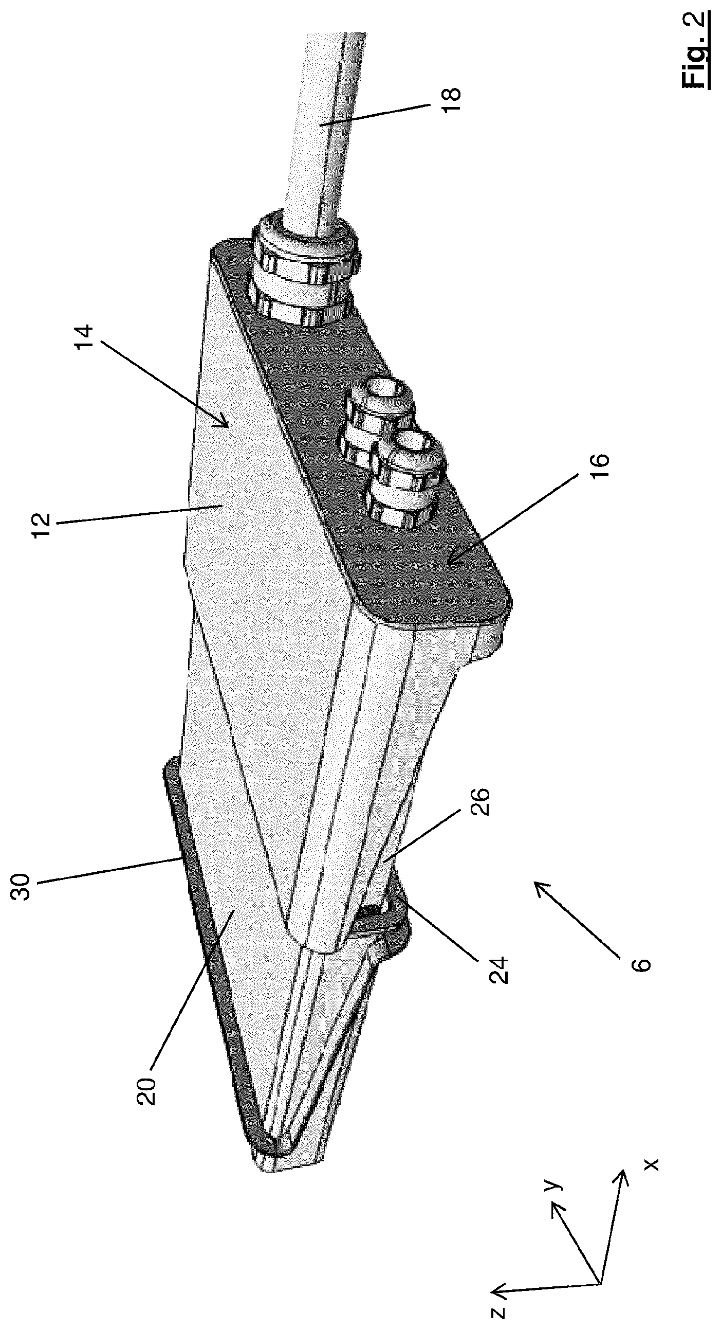 Patent US12103413 Figure 2 – Motor vehicle with an electrical contact-making unit