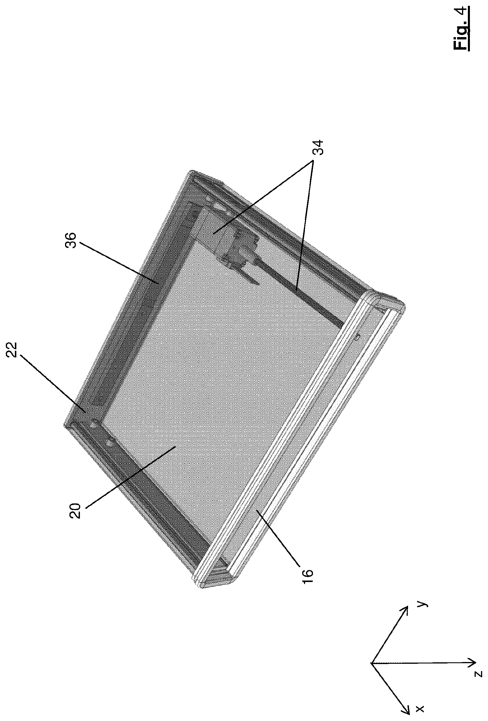 Patent US12103413 Figure 4 – Motor vehicle with an electrical contact-making unit
