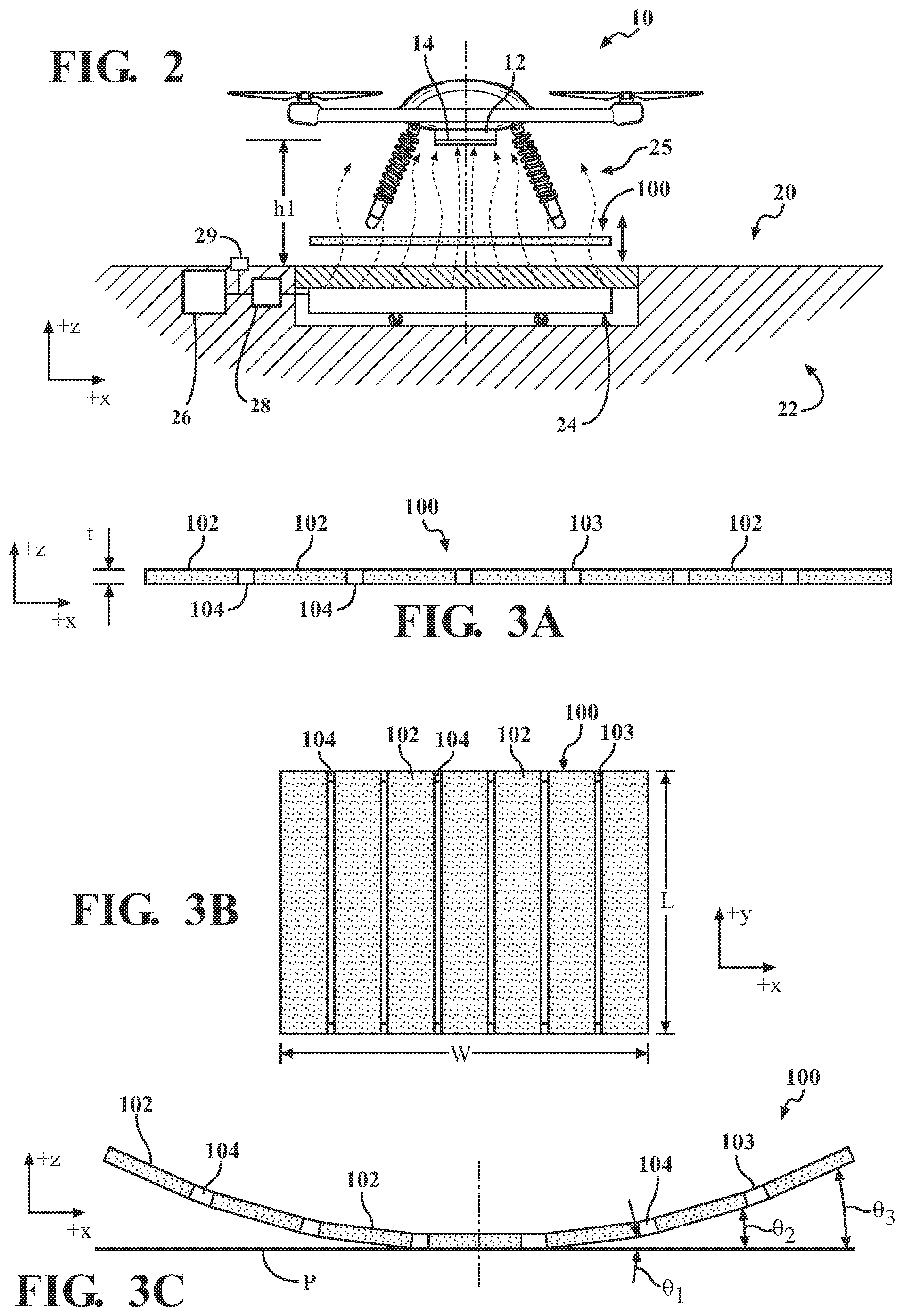 Patent US12103417 Figure 2 – Metamaterial panel for enhancing wireless charging of electric vehicles