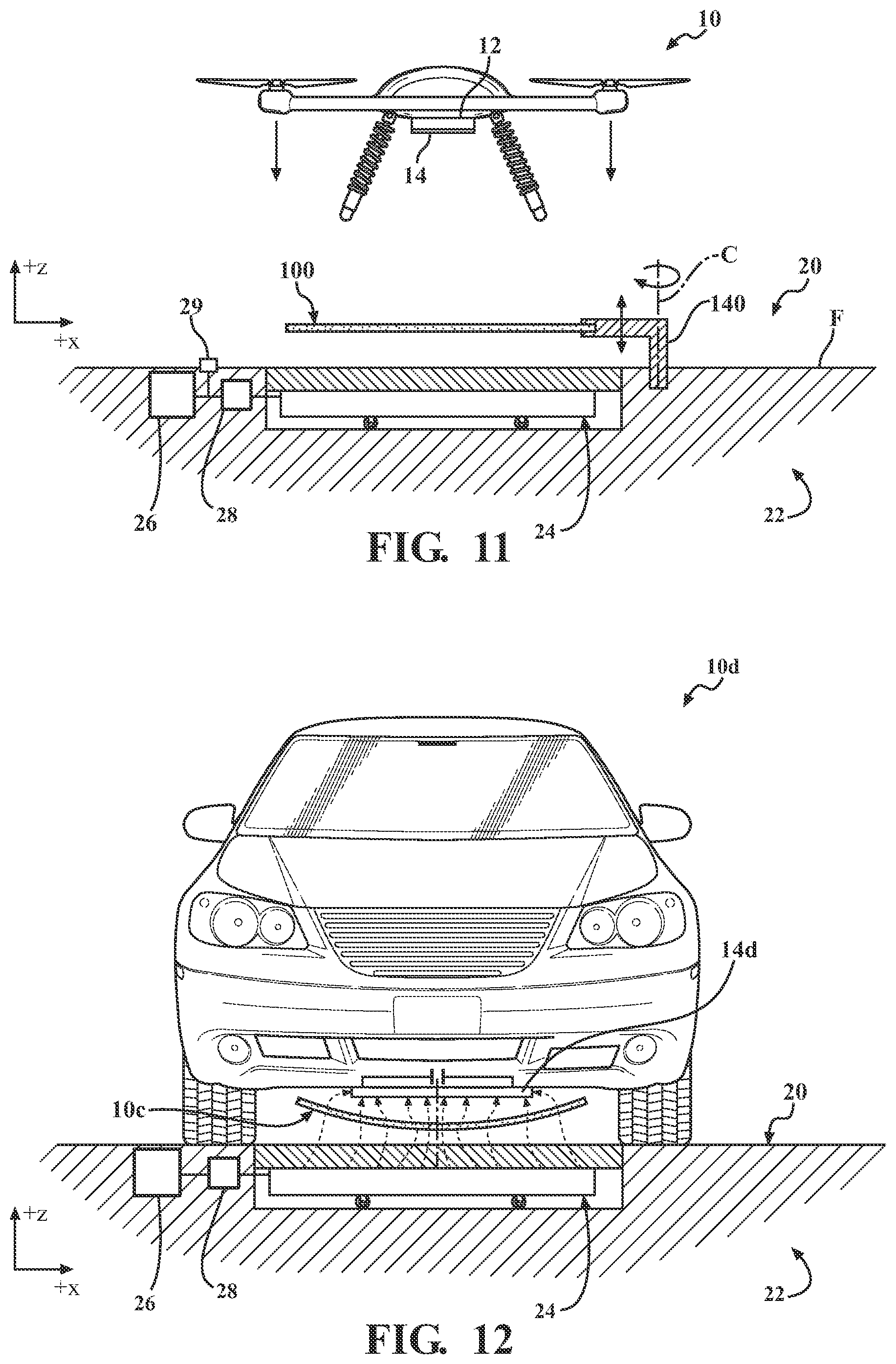 Patent US12103417 Figure 6 – Metamaterial panel for enhancing wireless charging of electric vehicles