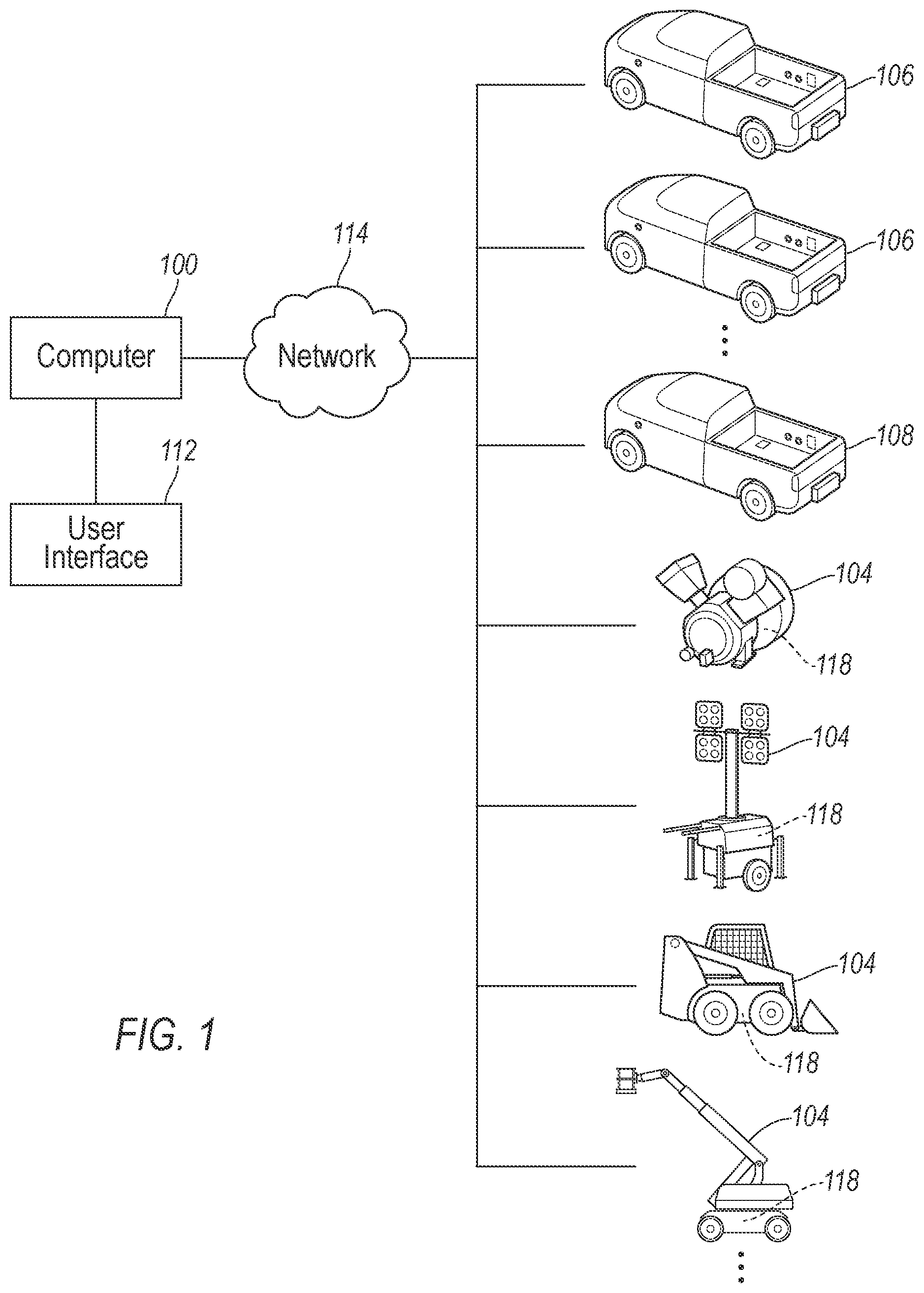 Patent US12103420 Figure 1 – Collective vehicle power management
